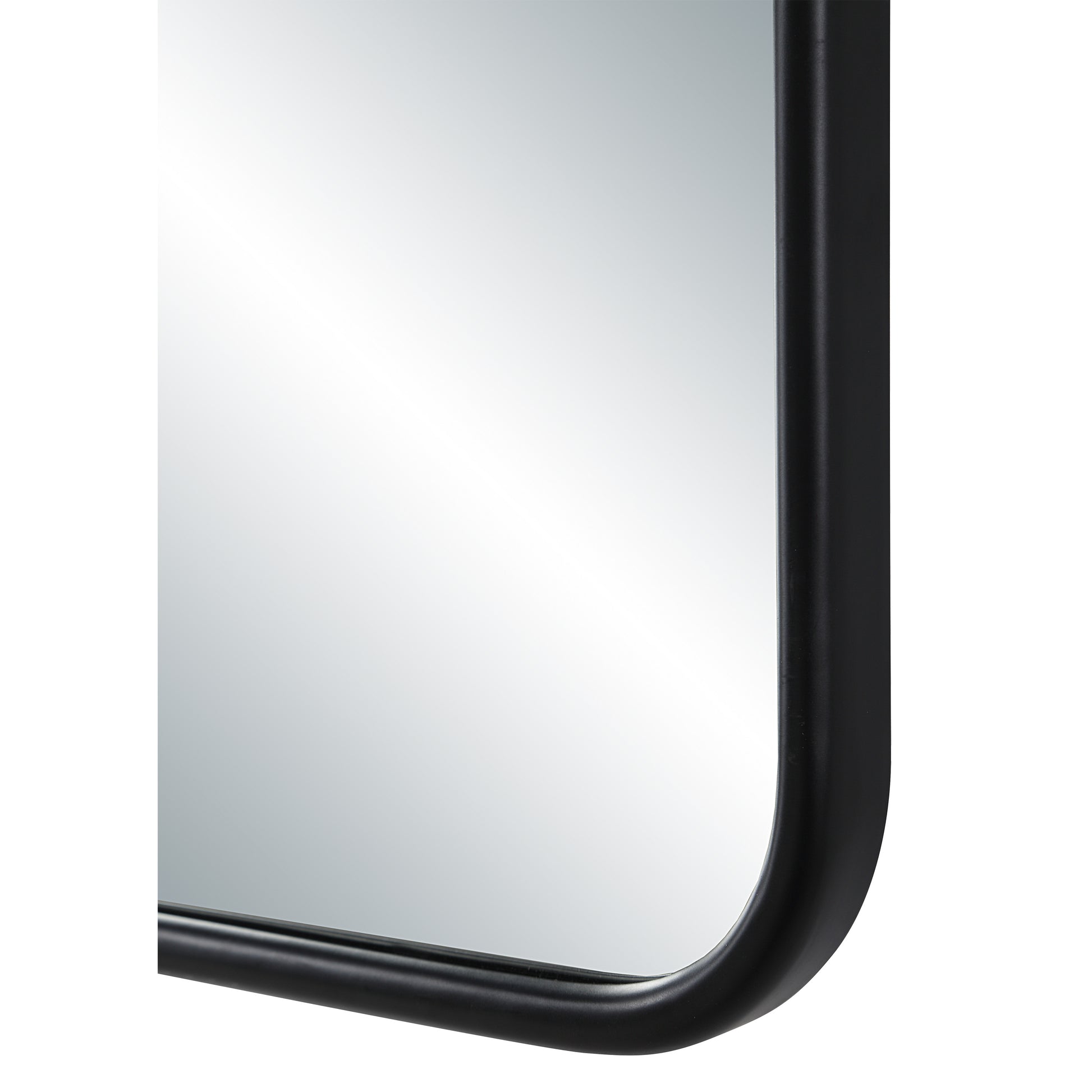 Cascais 36" H x 24" W Wall Mirror, Black-Mirror-DECOROLALA