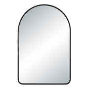 Cascais 36" H x 24" W Wall Mirror, Black-Mirror-DECOROLALA
