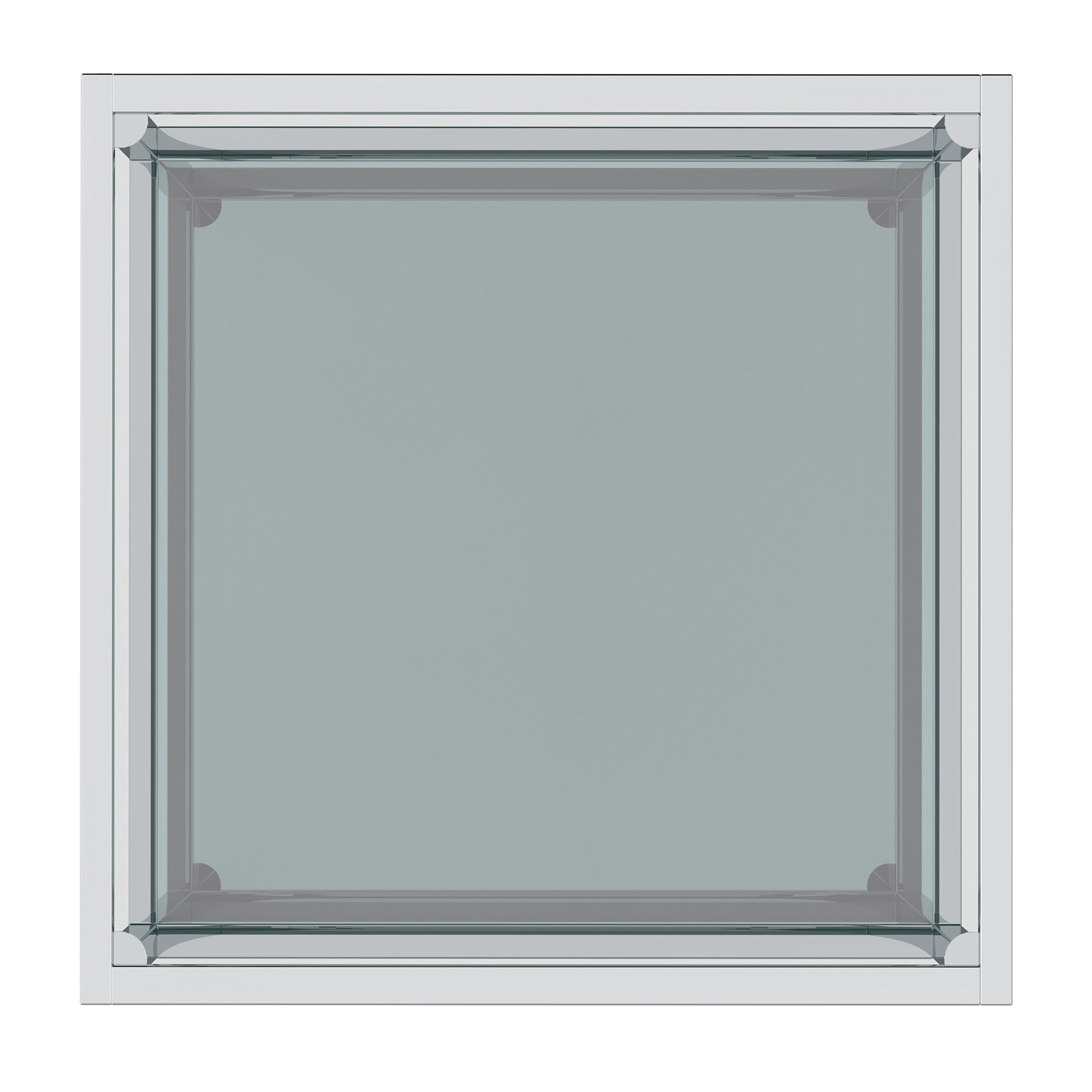 Casini Coffee Table - Small Silver Contemporary Modular-DECOROLALA
