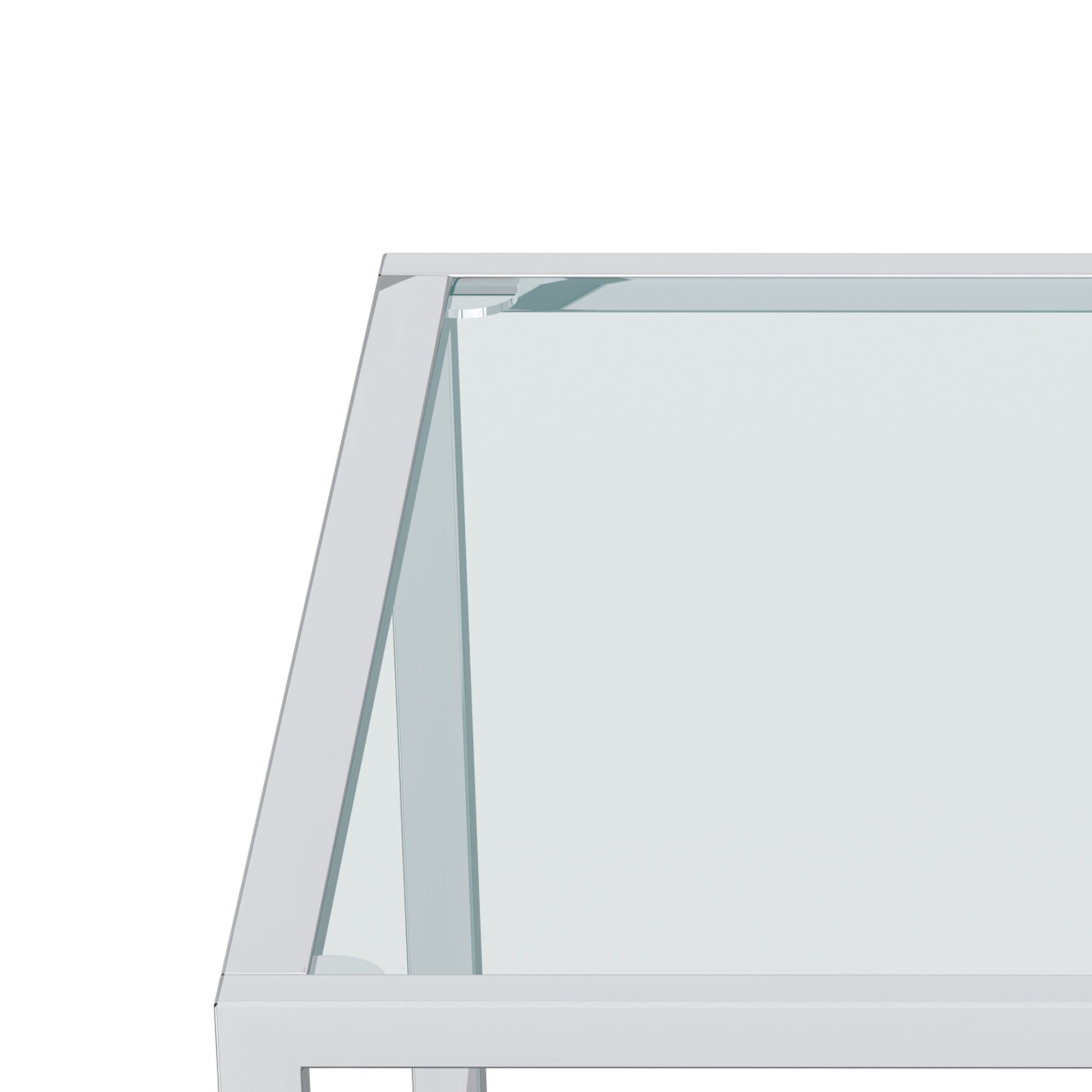 Casini Coffee Table - Small Silver Contemporary Modular-DECOROLALA