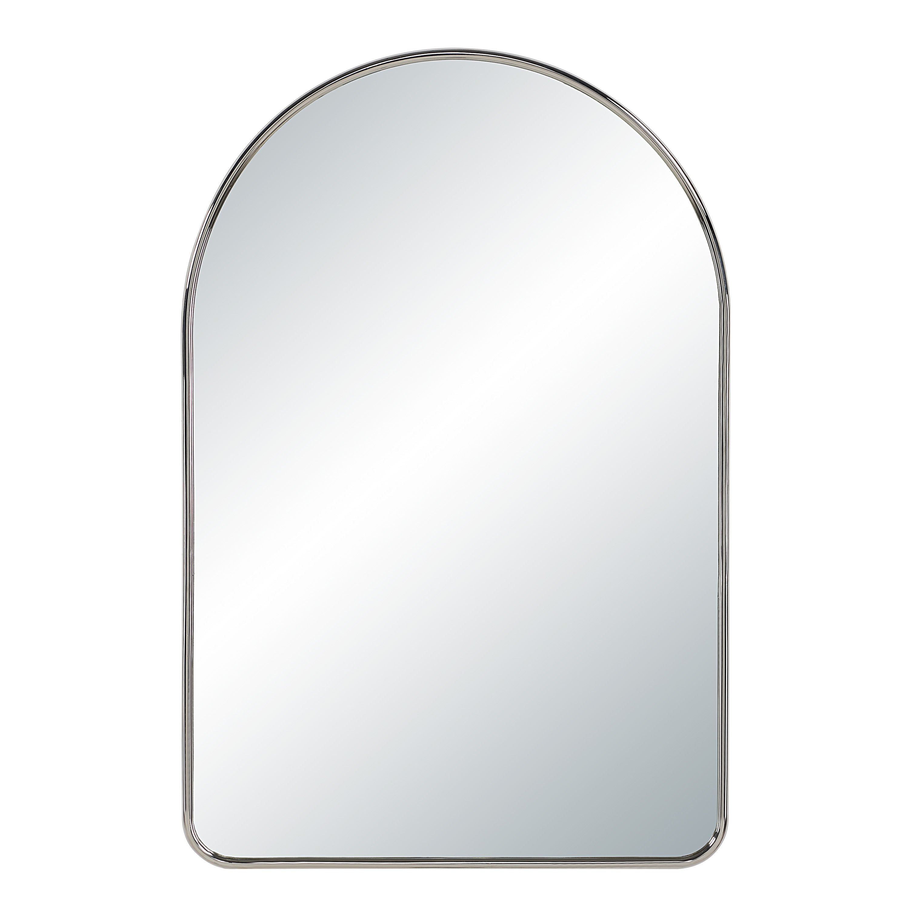 Cassis 36" H x 24" W Wall Mirror, Silver-Mirror-DECOROLALA