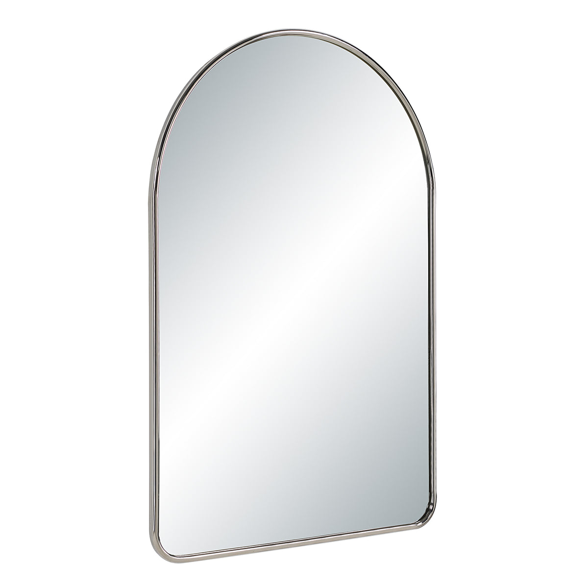 Cassis 36" H x 24" W Wall Mirror, Silver-Mirrors-DECOROLALA