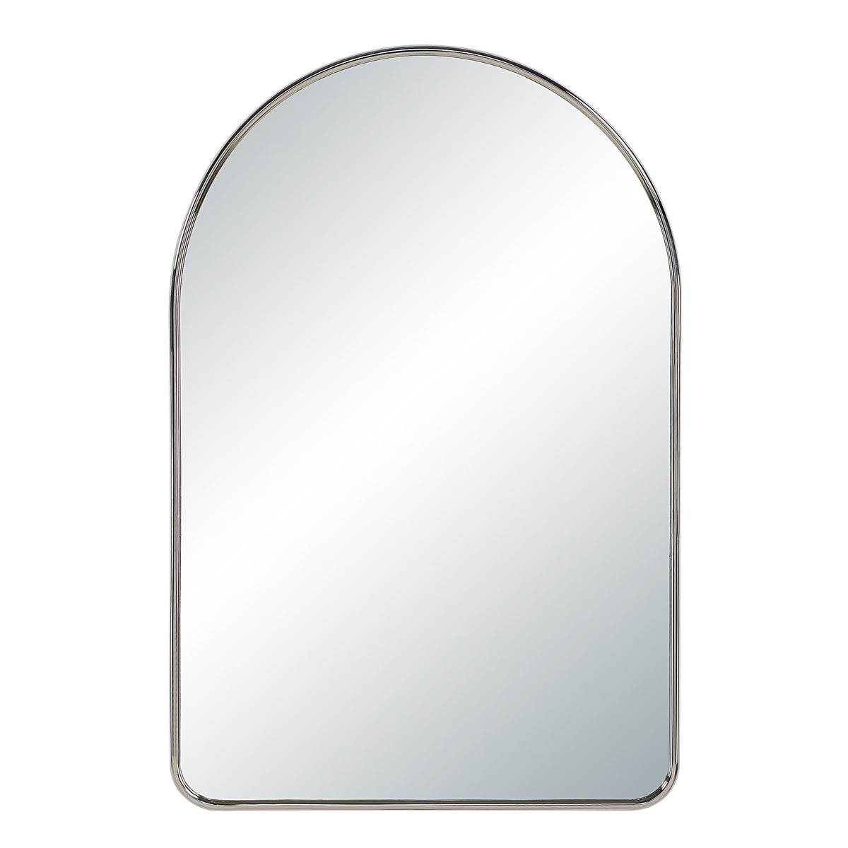 Cassis 36" H x 24" W Wall Mirror, Silver-Mirrors-DECOROLALA