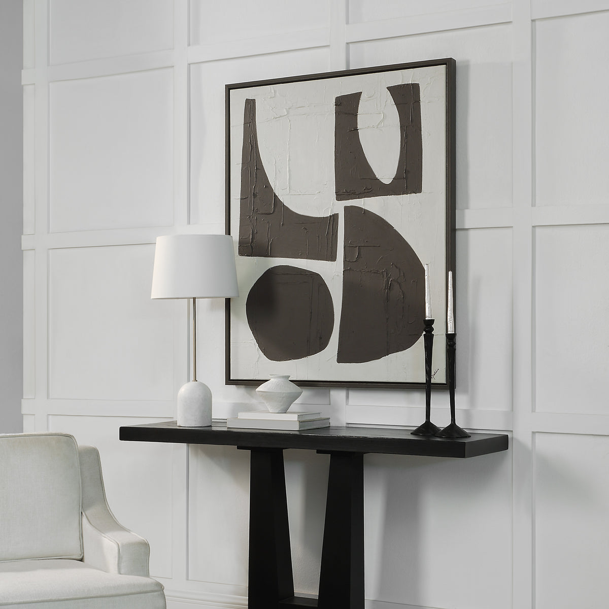 Castagno 50" H x 40" W Canvas Art, Brown-Canvas Prints-DECOROLALA
