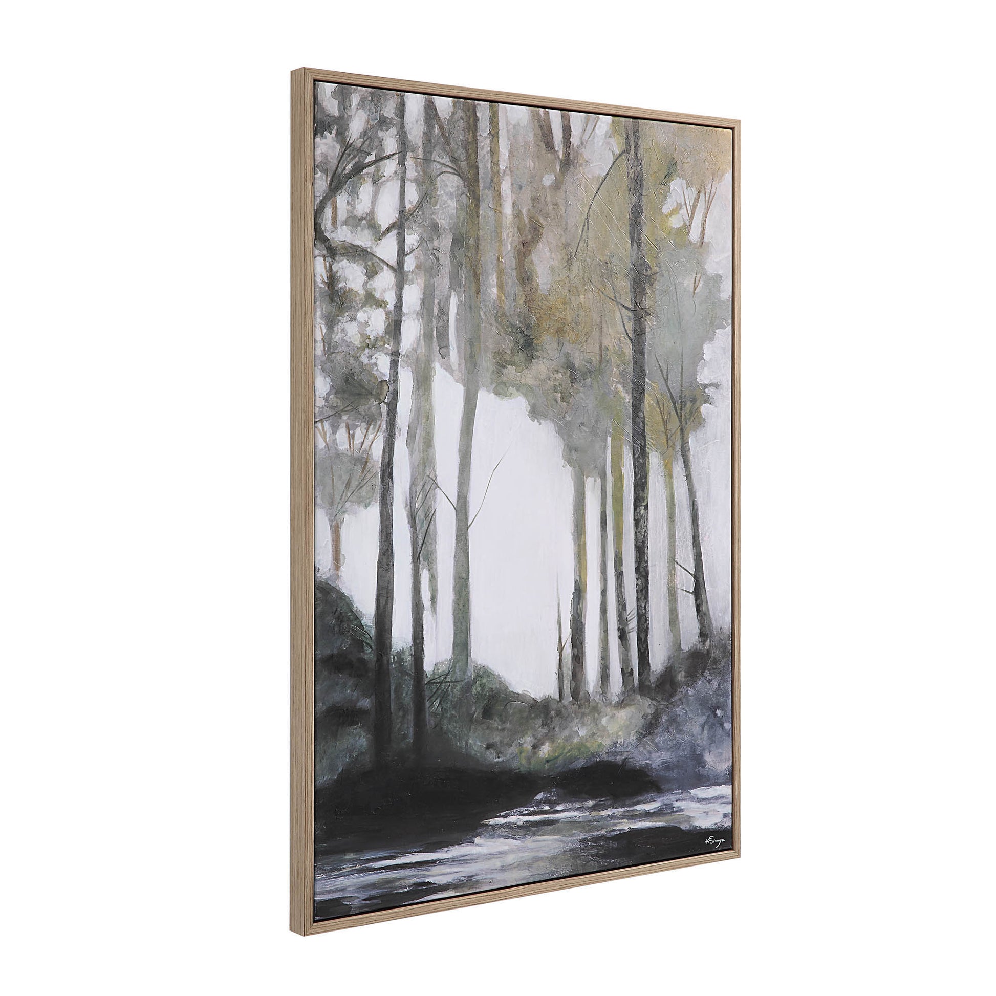 Catania 40" Wide Canvas Art, Grey-Canvas Art-DECOROLALA