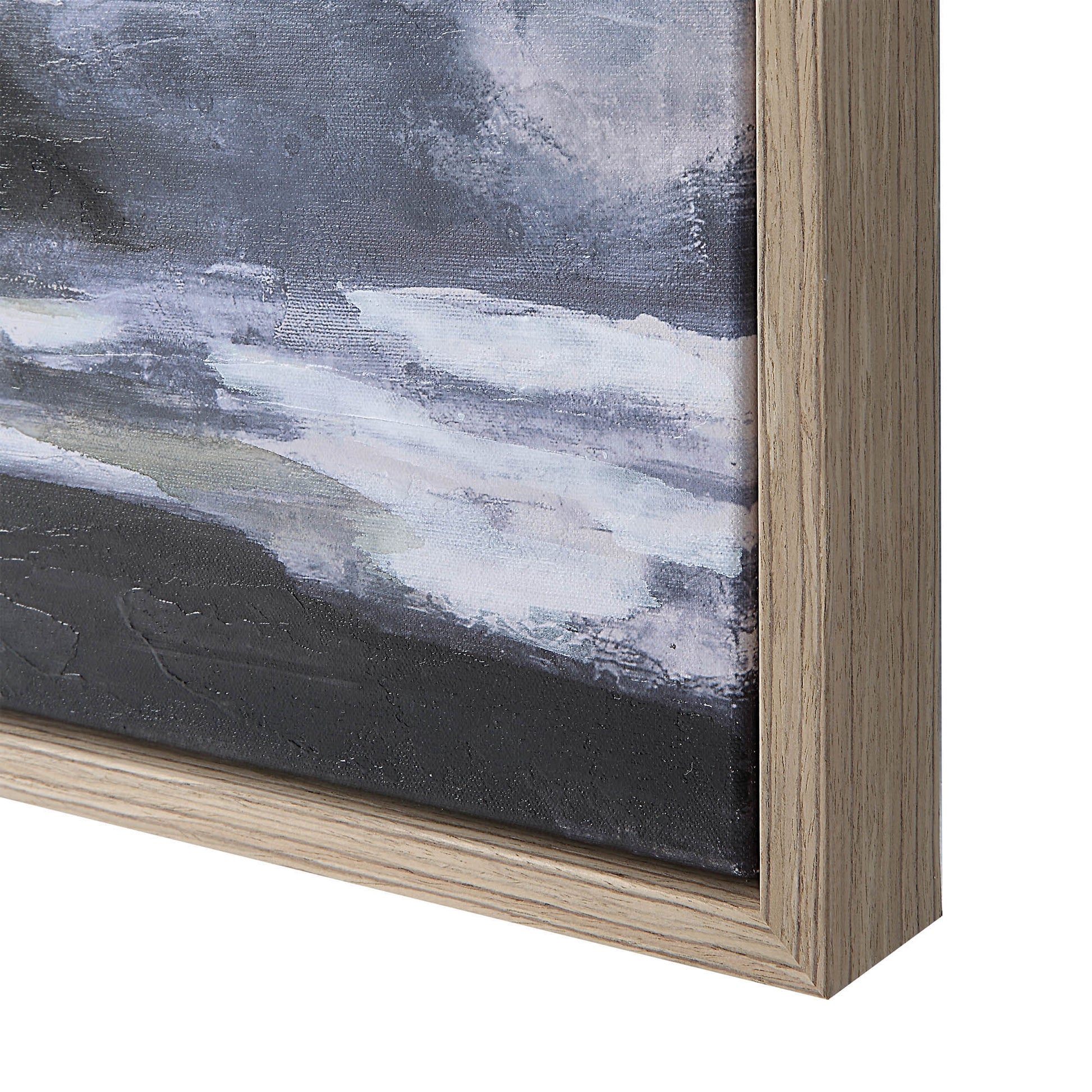 Catania 40" Wide Canvas Art, Grey-Canvas Art-DECOROLALA