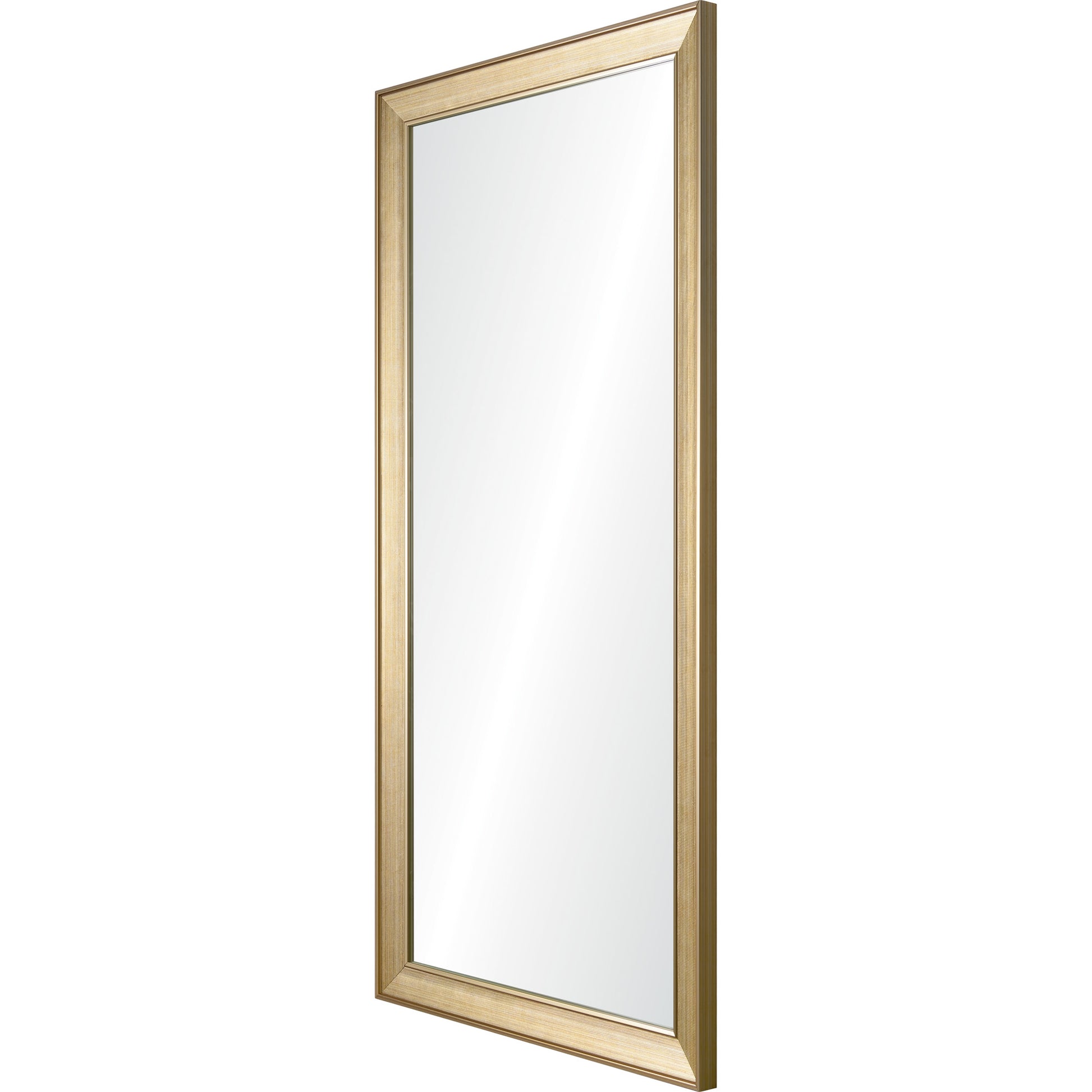 Cathcart 60" Tall Rectangle Wall Mirror, Yellow-Mirror-DECOROLALA