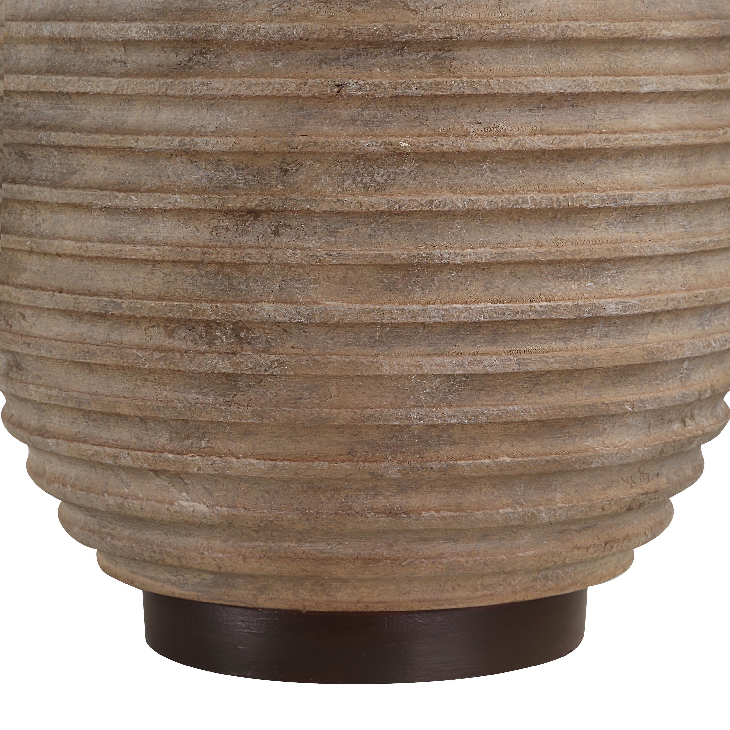 Cebada 27.5" Height Table Lamp, Brown-Table Lamp-DECOROLALA