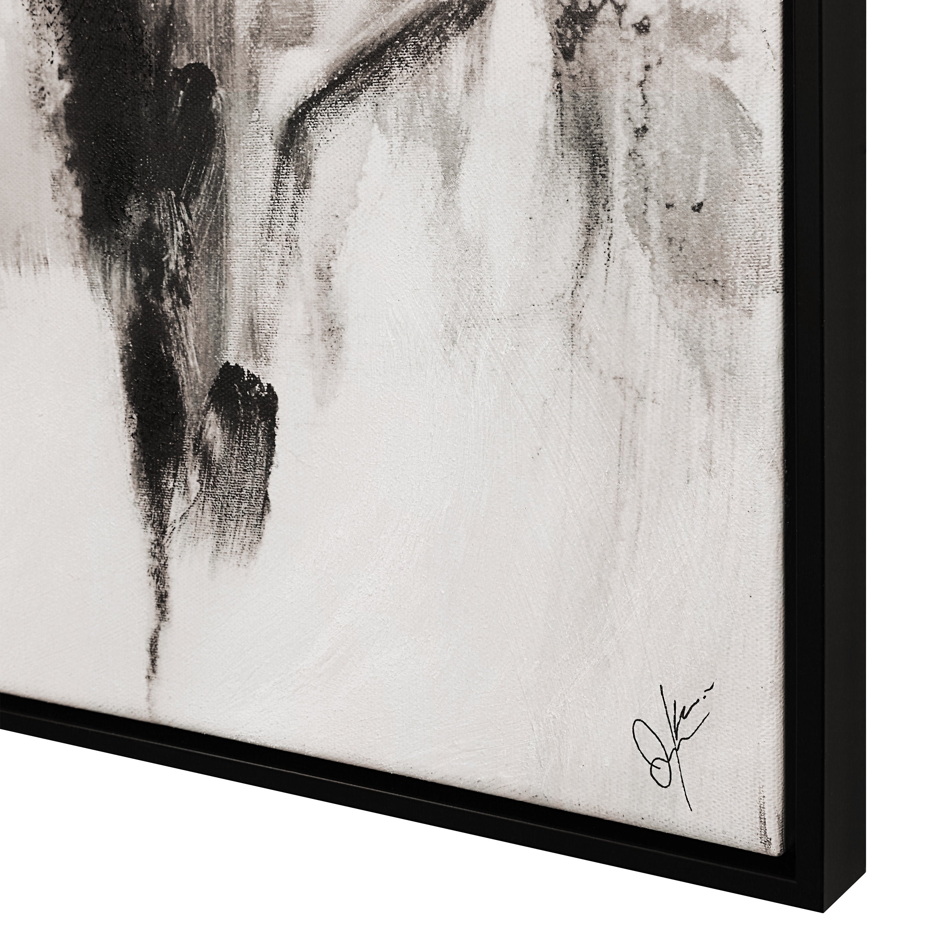 Celba 45" H x 45" W Canvas Art, White-Canvas Art-DECOROLALA