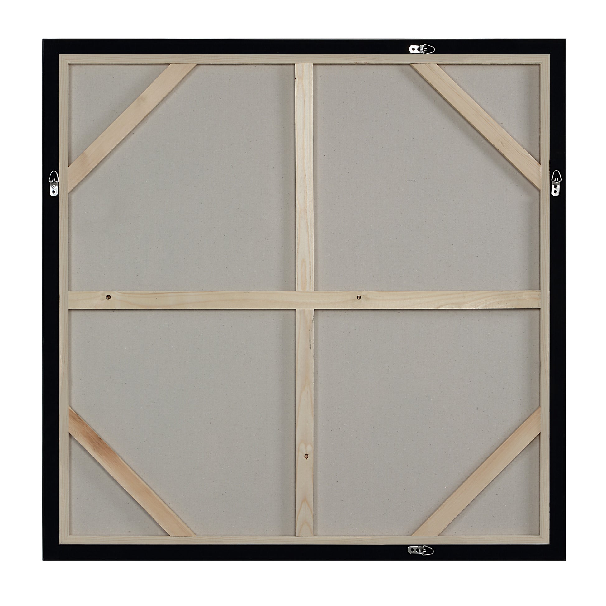 Celba 45" H x 45" W Canvas Art, White-Canvas Art-DECOROLALA