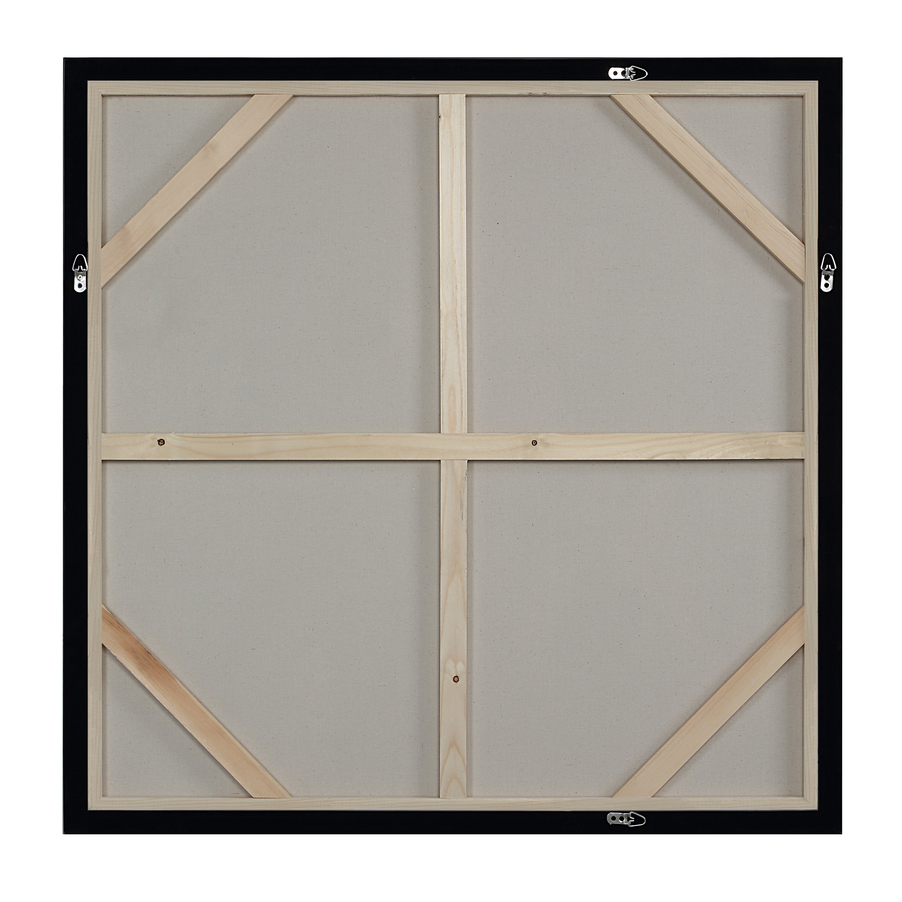 Celba 45" H x 45" W Canvas Art, White-Canvas Art-DECOROLALA