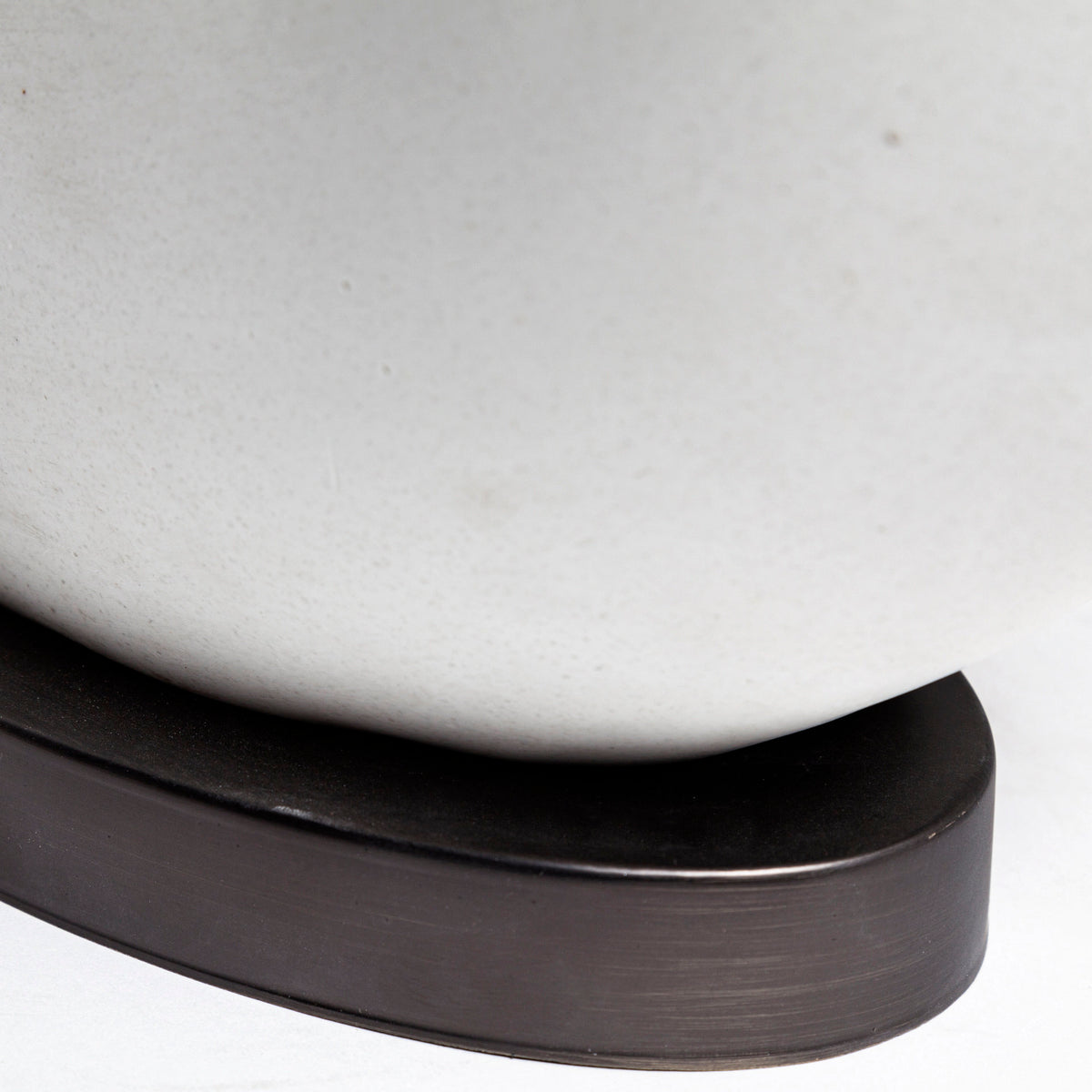 Celtica (26.8"H) White Resin Ring-Shaped Base Table Lamp-Table Lamps-DECOROLALA