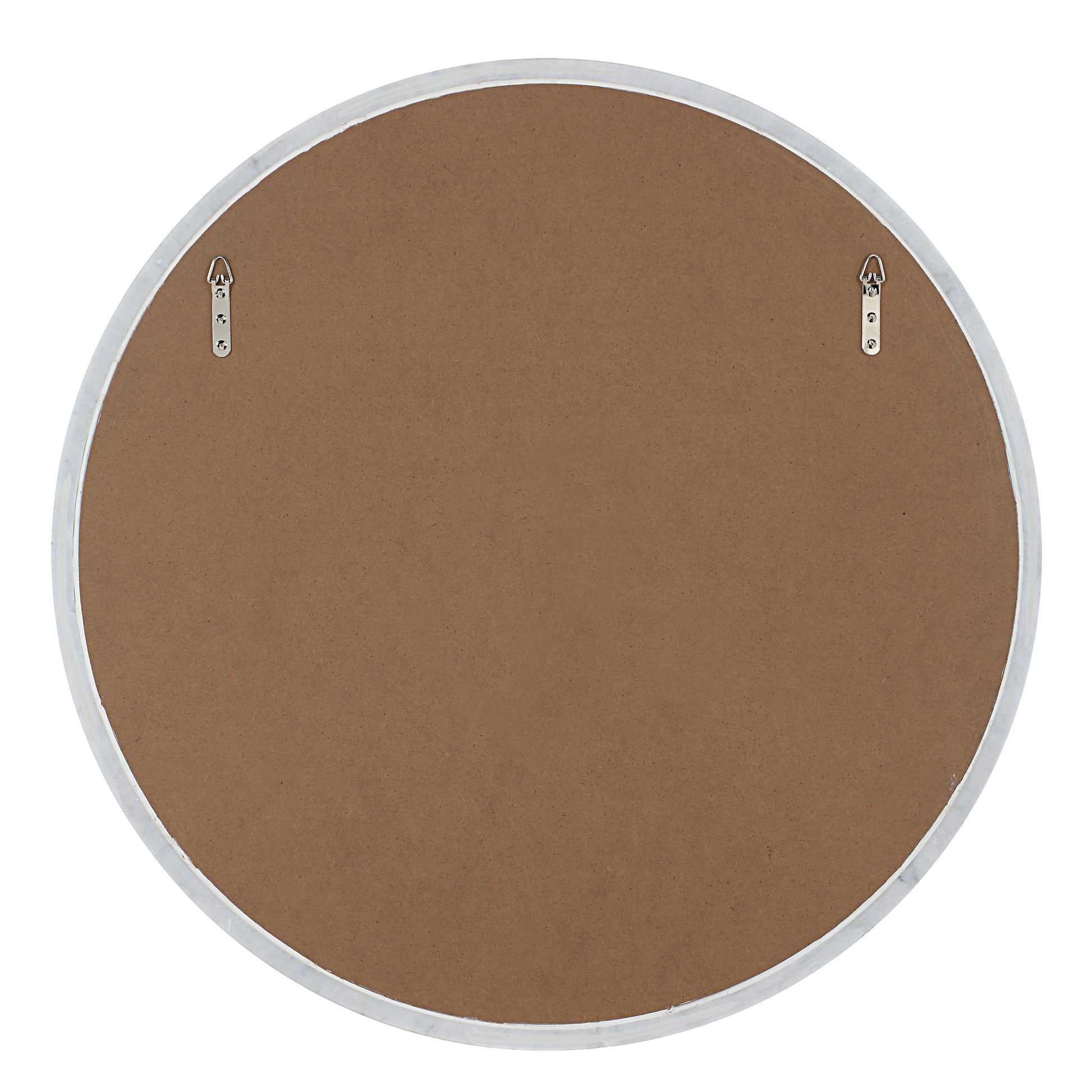 Cento 36" H x 36" W Wall Mirror, White-Mirror-DECOROLALA