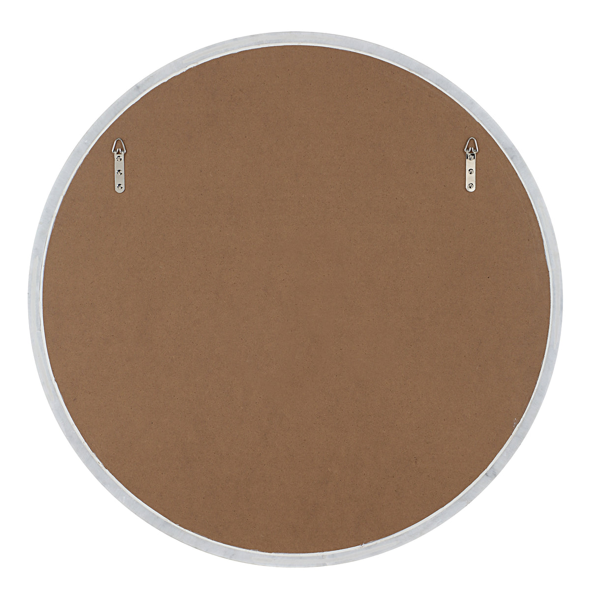 Cento 36" H x 36" W Wall Mirror, White-Mirrors-DECOROLALA