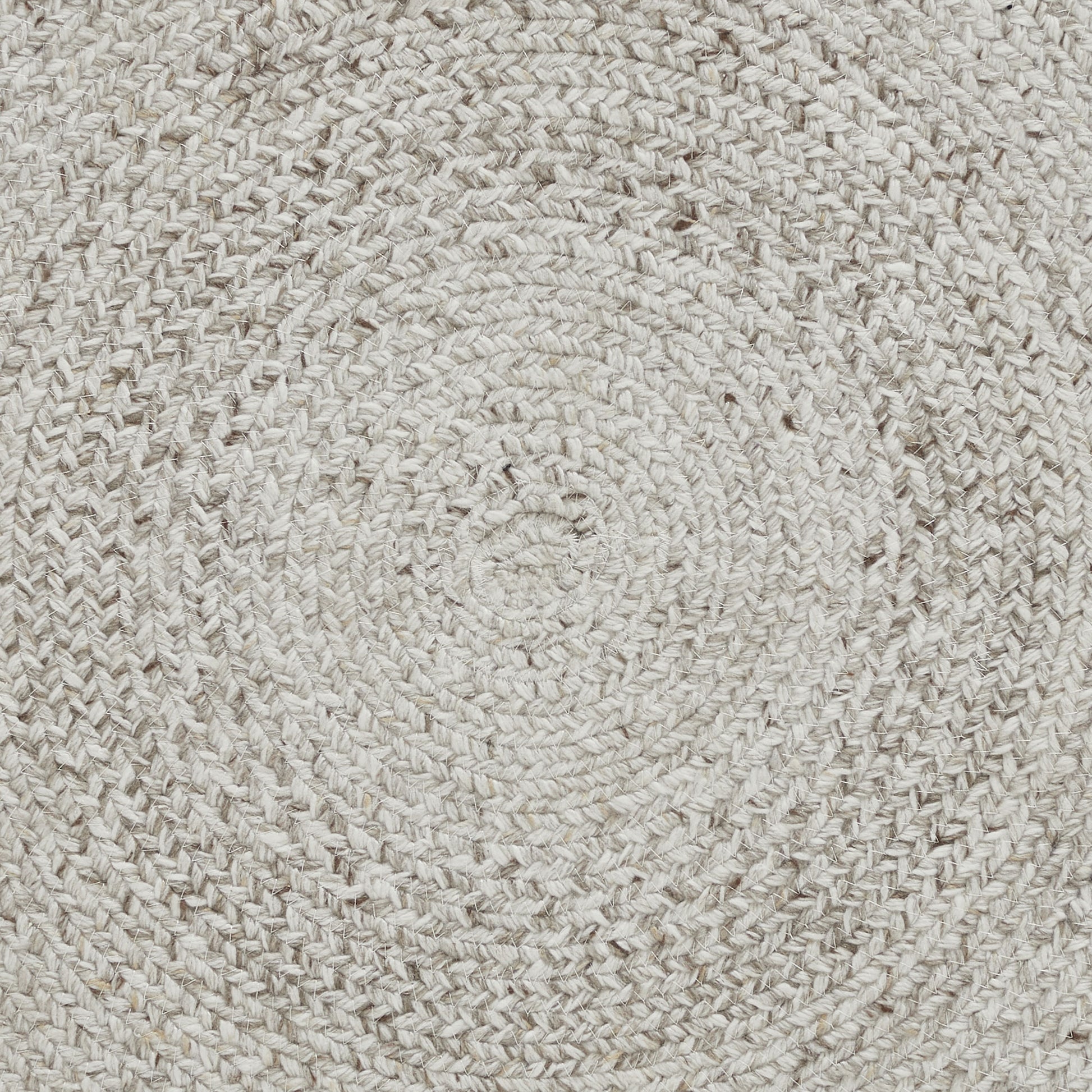 Cercola Ivory Hand Woven Round Rug-Indoor Rug-DECOROLALA