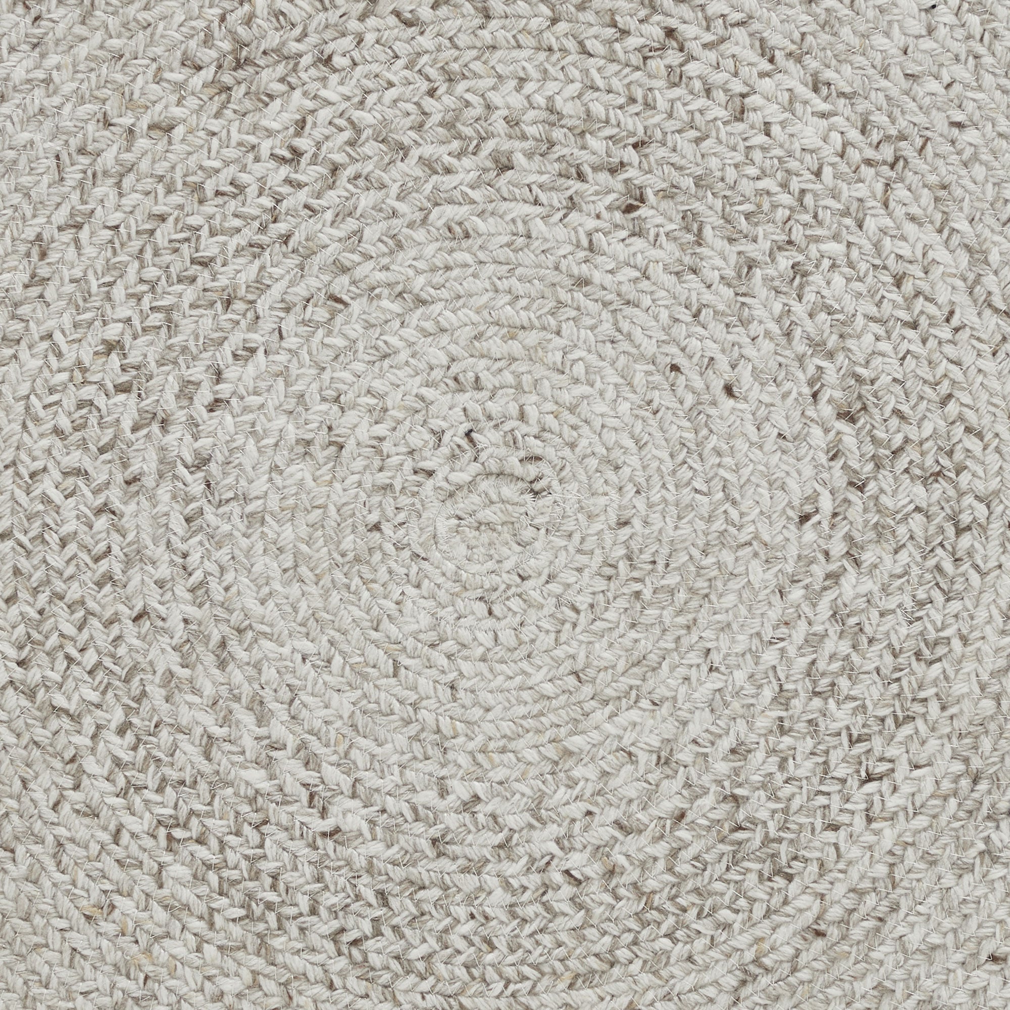 Cercola Ivory Hand Woven Round Rug-Indoor Rug-DECOROLALA