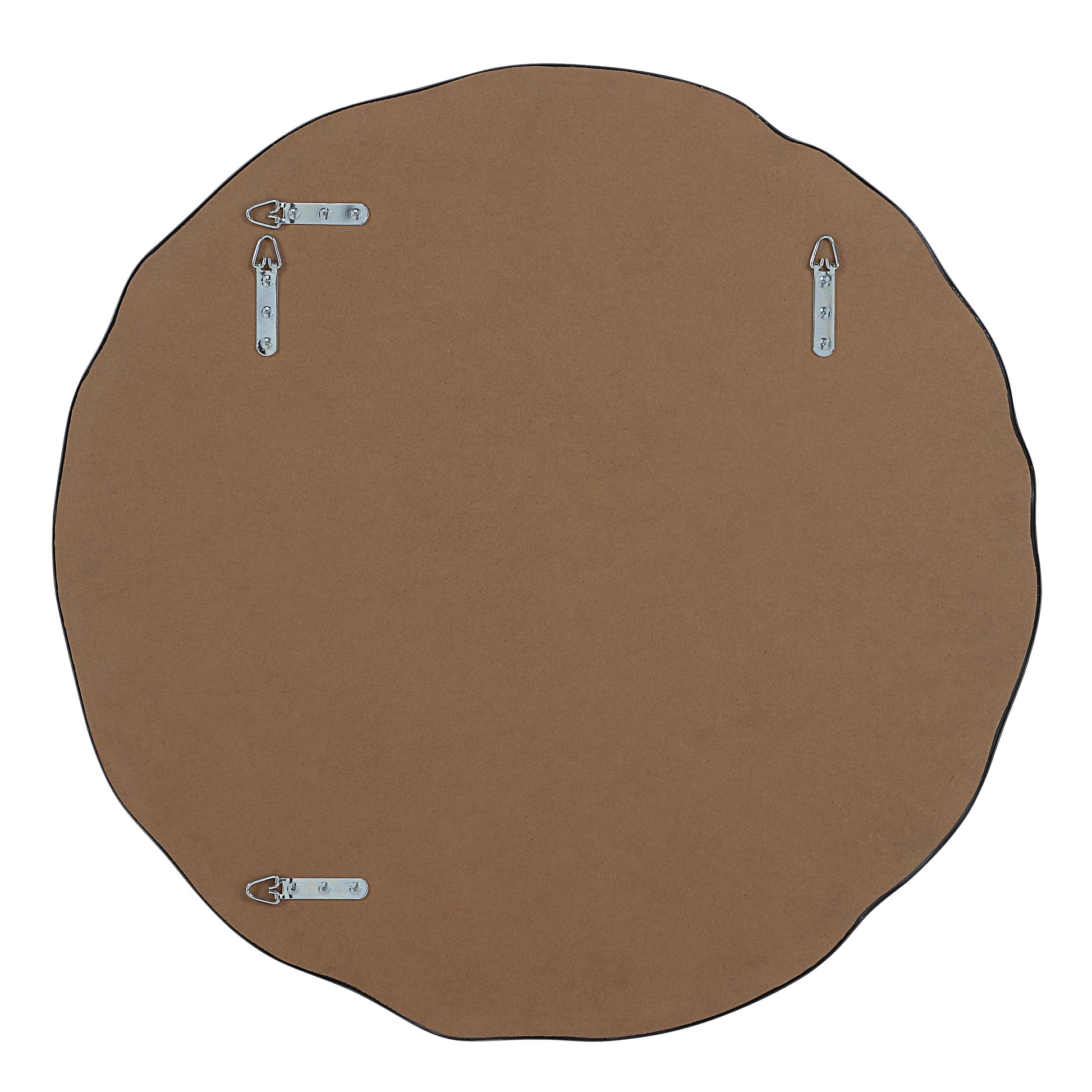 Cerro 30" H x 30" W Wall Mirror, Silver-Mirror-DECOROLALA