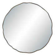 Cerro 30" H x 30" W Wall Mirror, Silver-Mirror-DECOROLALA