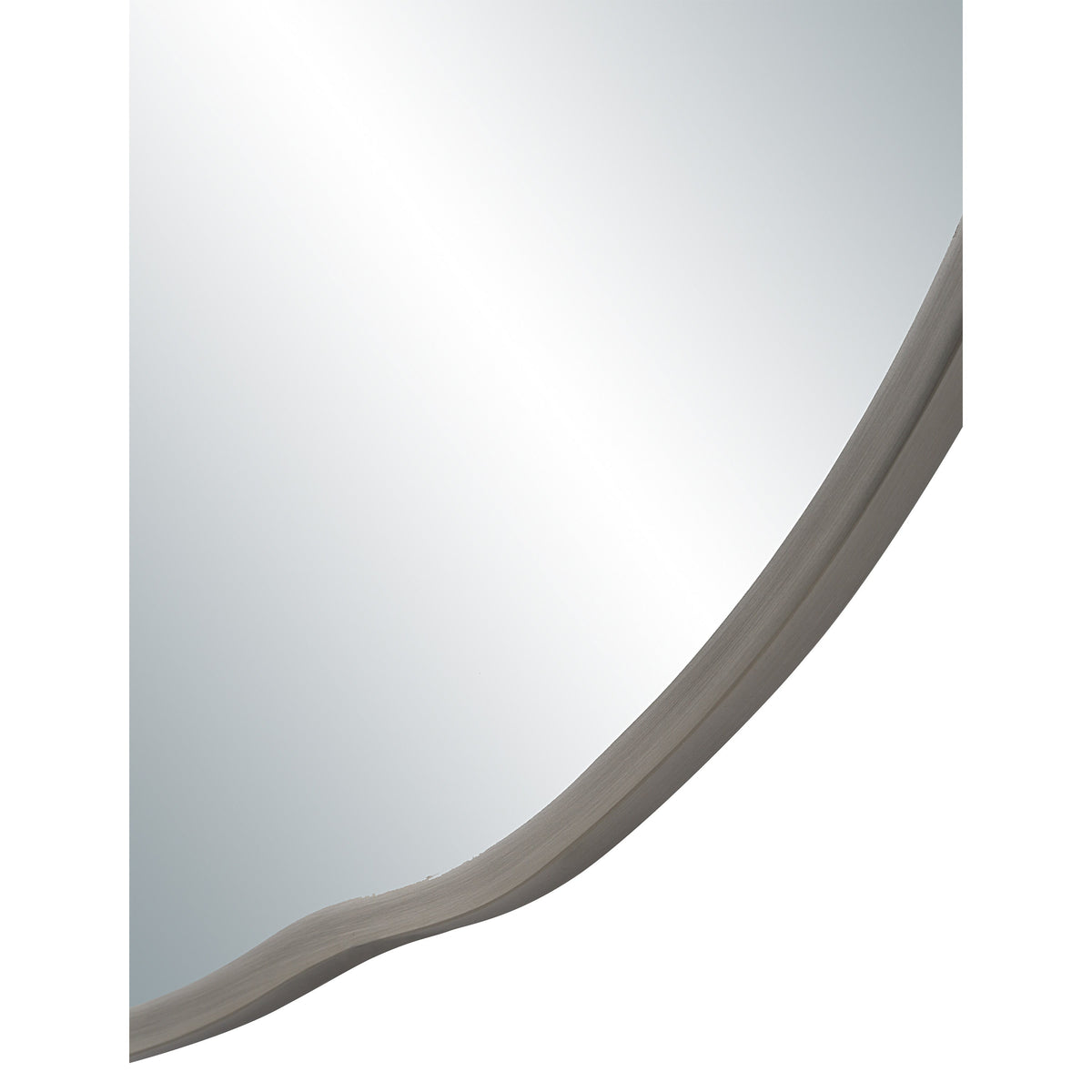 Cerro 30" H x 30" W Wall Mirror, Silver-Mirrors-DECOROLALA