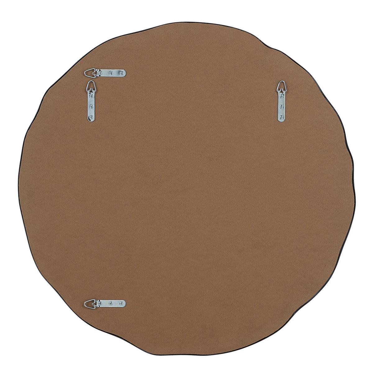 Cerro 30" H x 30" W Wall Mirror, Silver-Mirrors-DECOROLALA