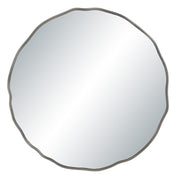 Cerro 30" H x 30" W Wall Mirror, Silver-Mirrors-DECOROLALA