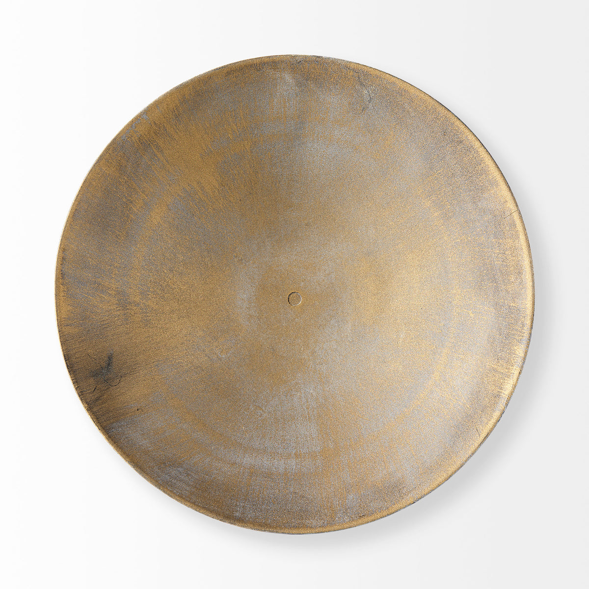Chadwick II 13L x 13W Gold Metal Webbed Feet Bowl-Bowls-DECOROLALA