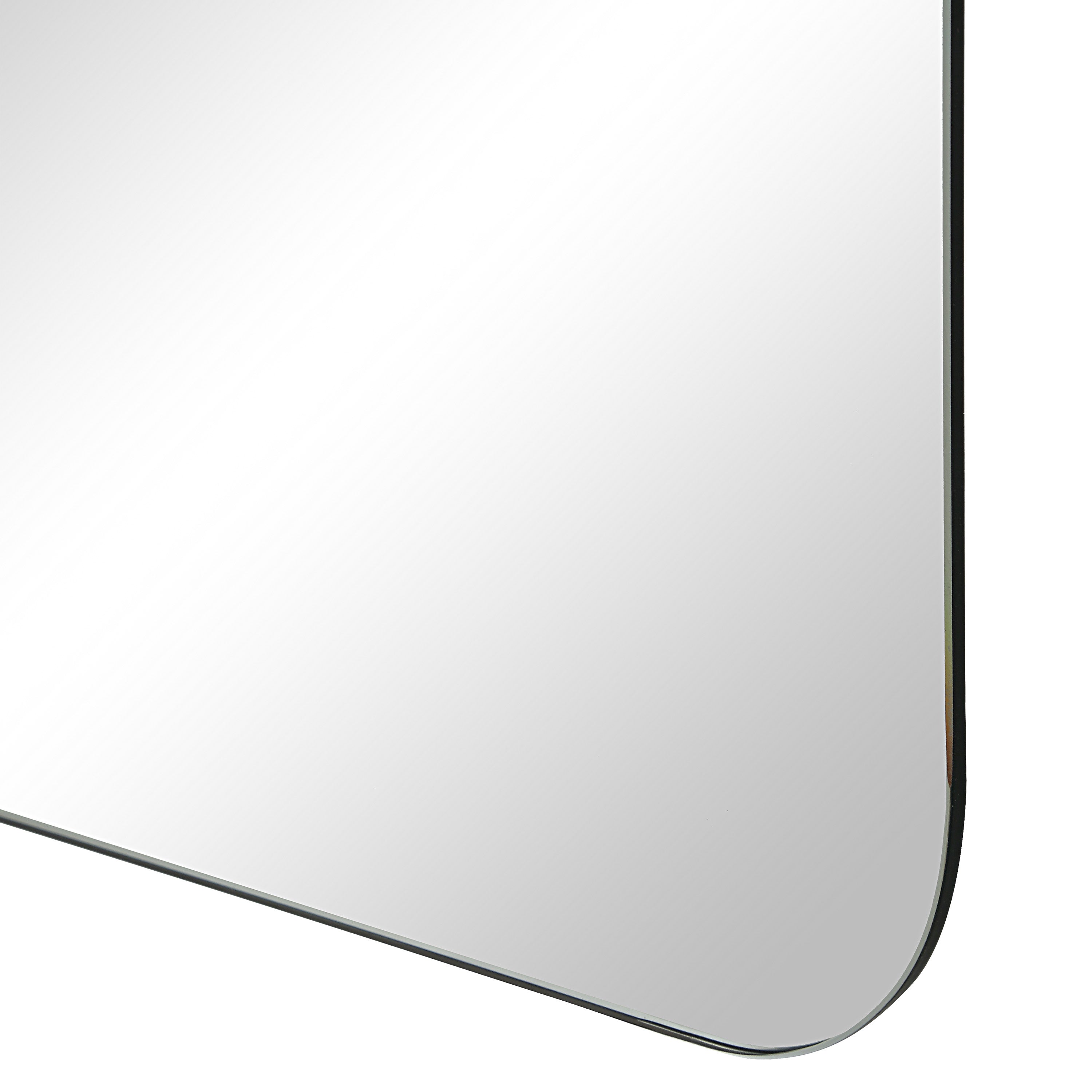Chania 36" H x 24" W Wall Mirror, Grey-Mirror-DECOROLALA