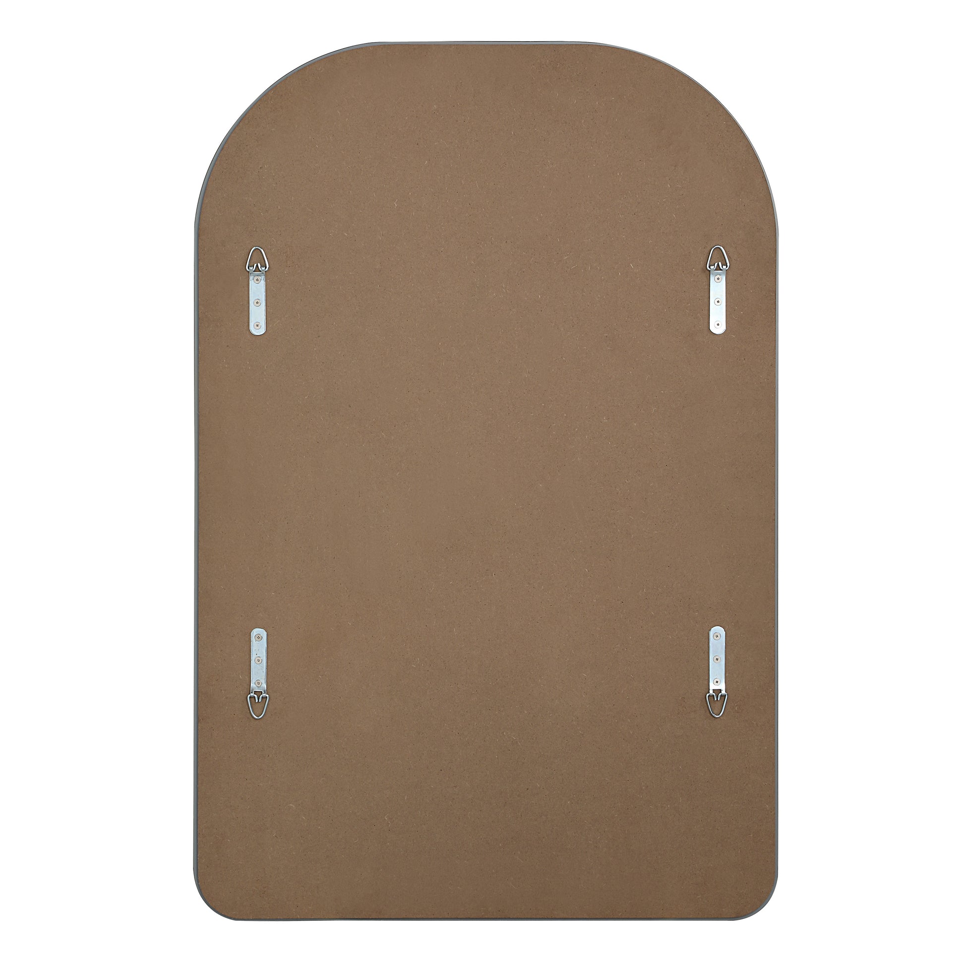 Chania 36" H x 24" W Wall Mirror, Grey-Mirror-DECOROLALA