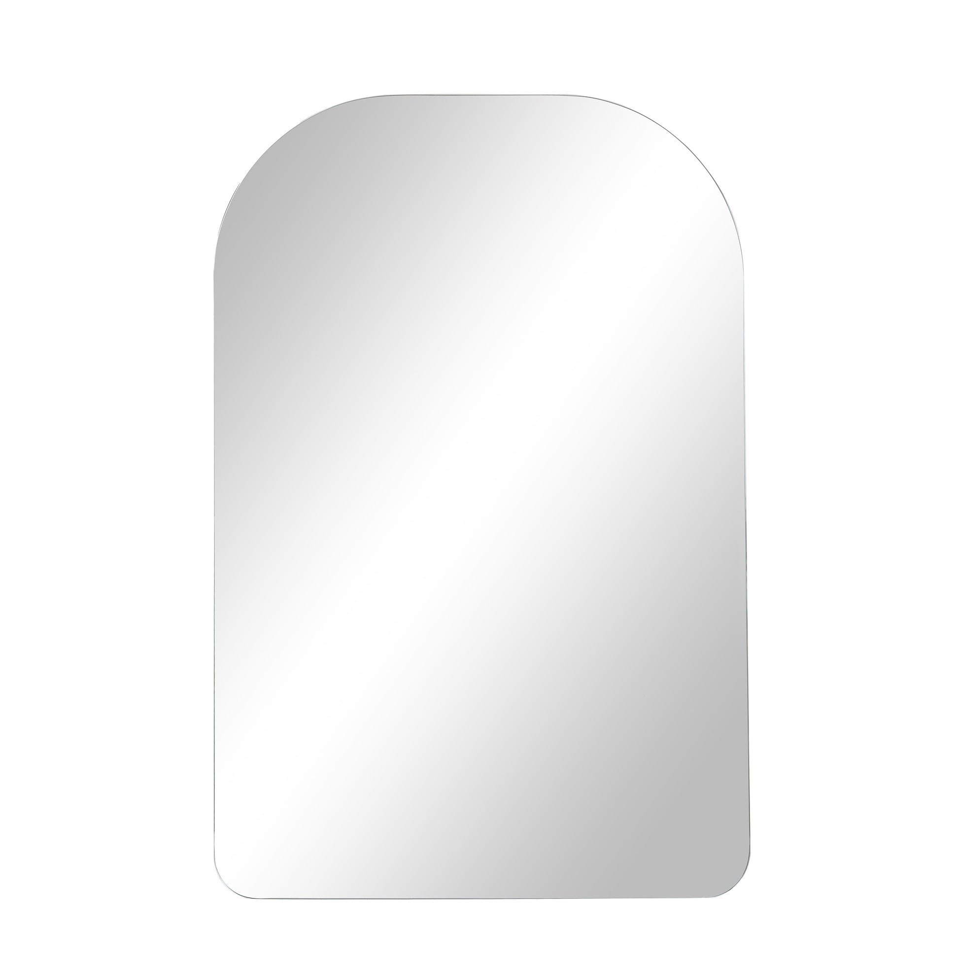 Chania 36" H x 24" W Wall Mirror, Grey-Mirror-DECOROLALA