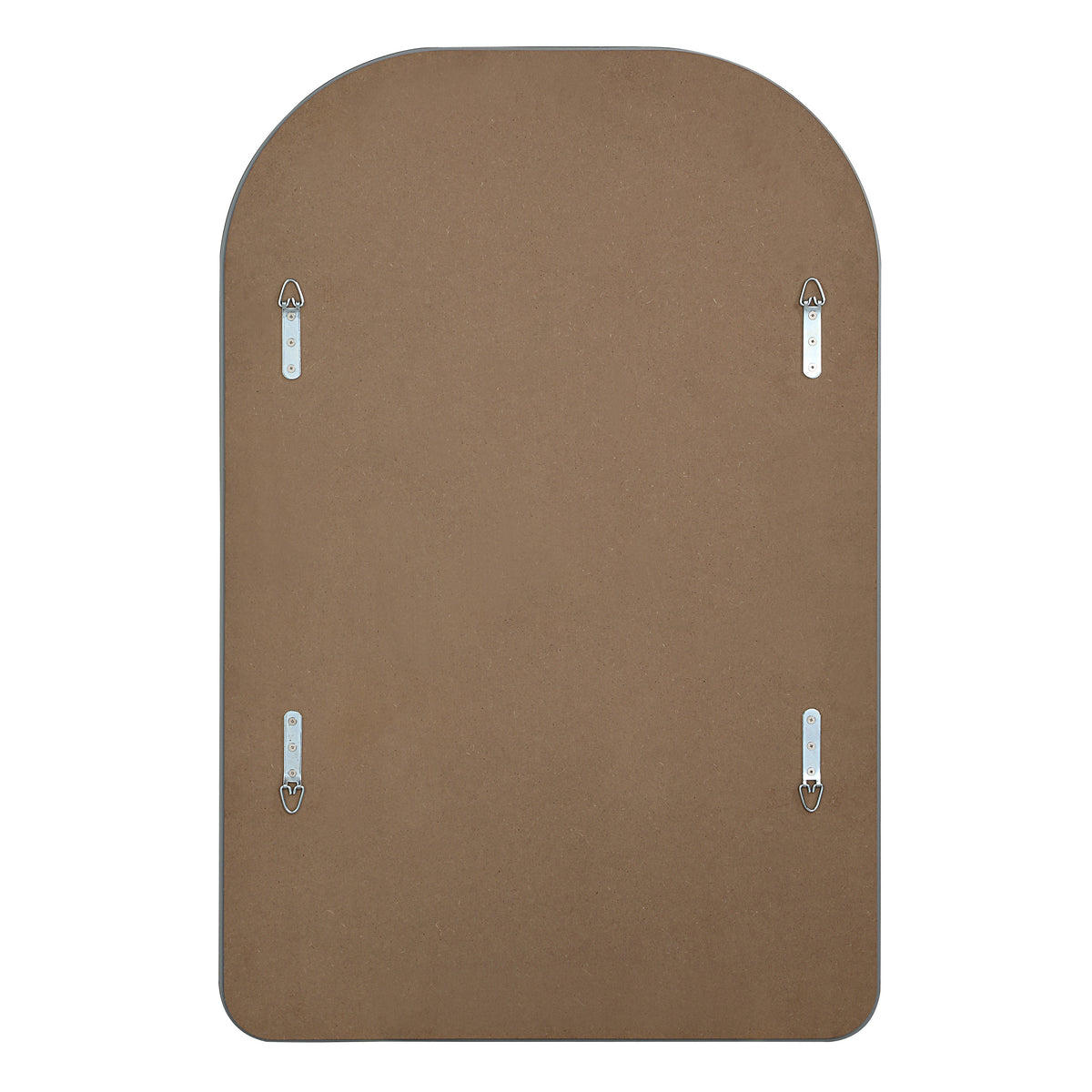 Chania 36" H x 24" W Wall Mirror, Grey-Mirrors-DECOROLALA