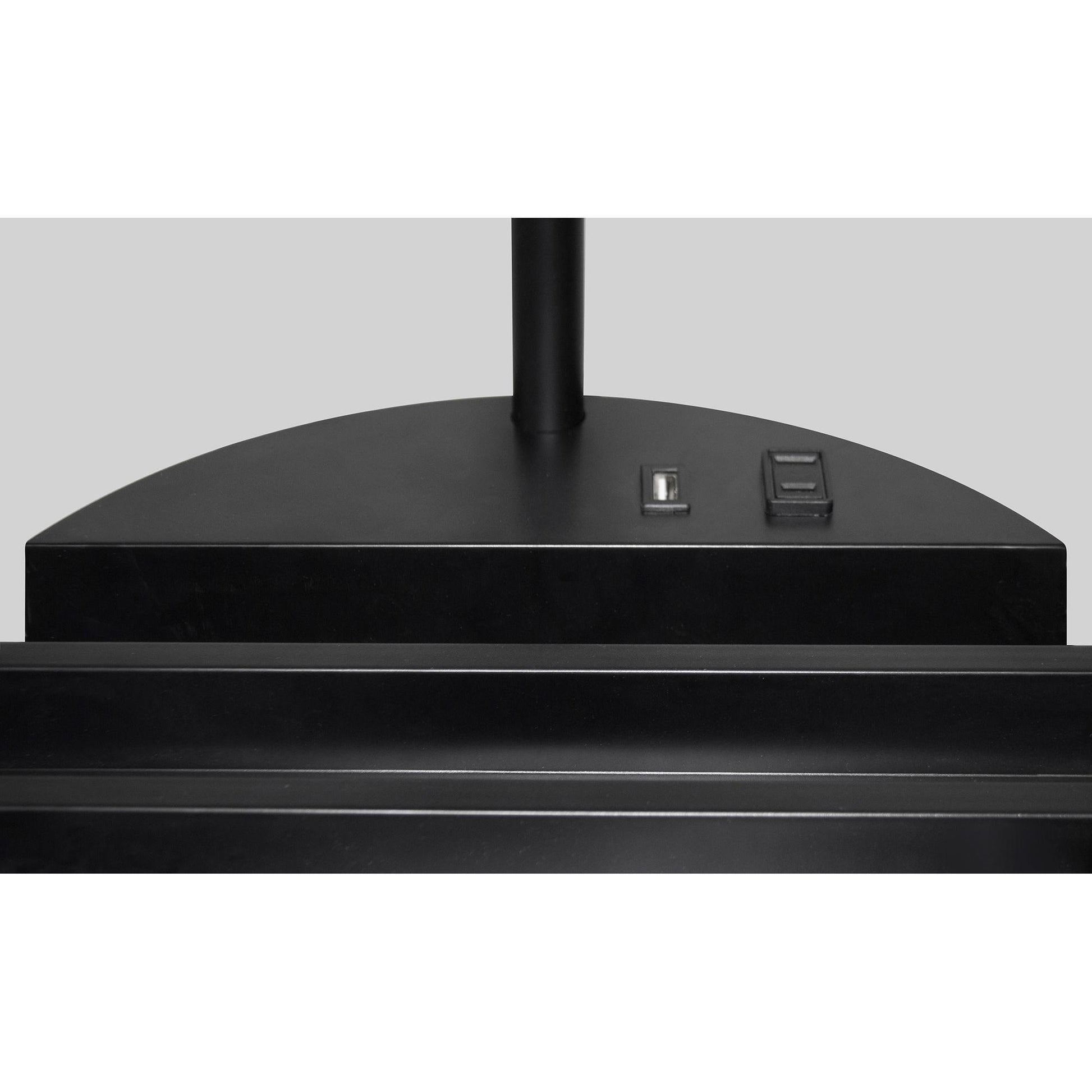 Charging Station Shelf Floor Lamp-Lighting-DECOROLALA