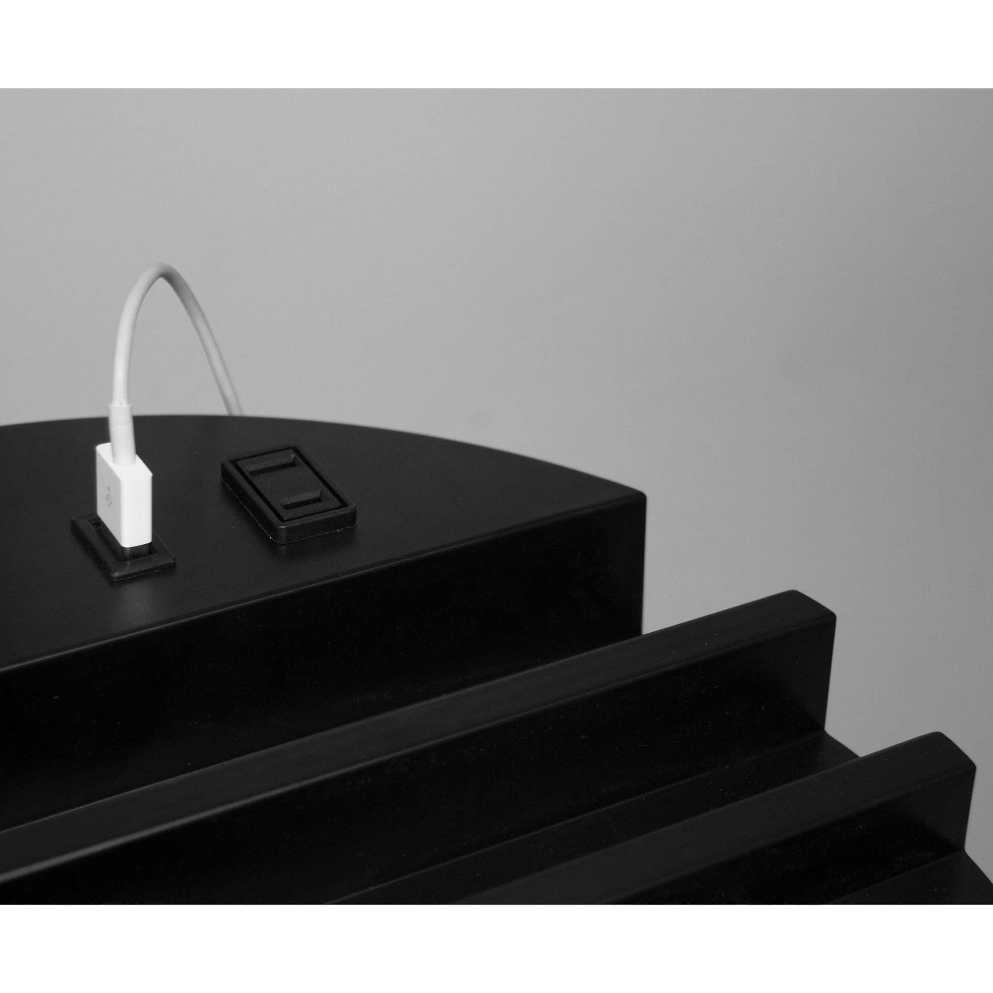 Charging Station Shelf Floor Lamp-Lighting-DECOROLALA