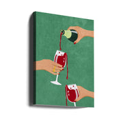 Cheers Girls-Canvas Print-DECOROLALA