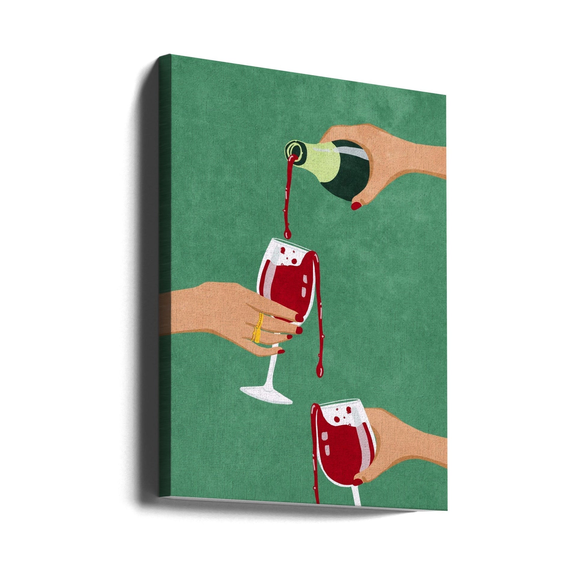 Cheers Girls-Canvas Print-DECOROLALA