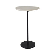 Chelsea Indoor Iron Side Table, Black-End Table-DECOROLALA