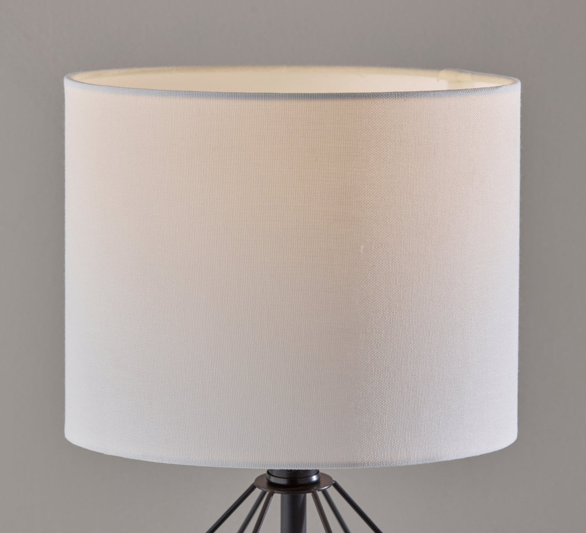 Chiara 2 Piece Table Lamp Set - Black 16" AC Outlet-Lighting-DECOROLALA