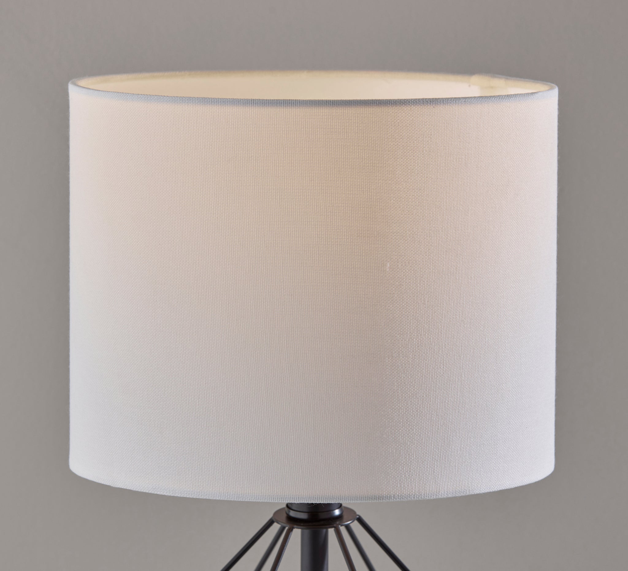 Chiara 2 Piece Table Lamp Set - Black 16" AC Outlet-Lighting-DECOROLALA
