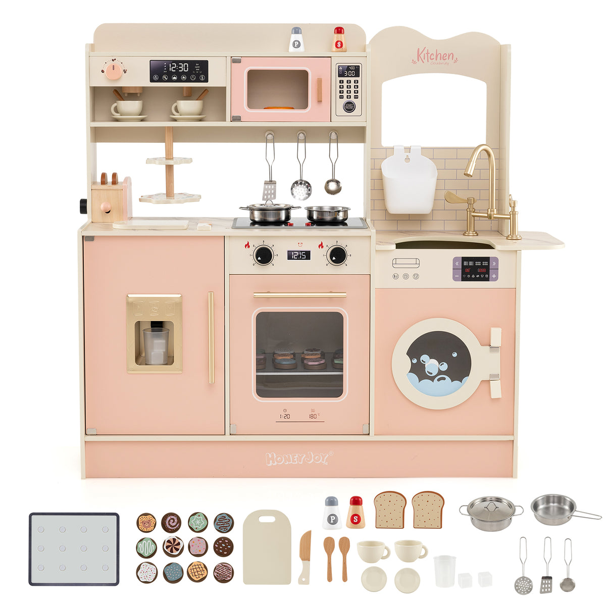 Ensemble de cuisine jouet d’imitation pour enfants avec lumière et son