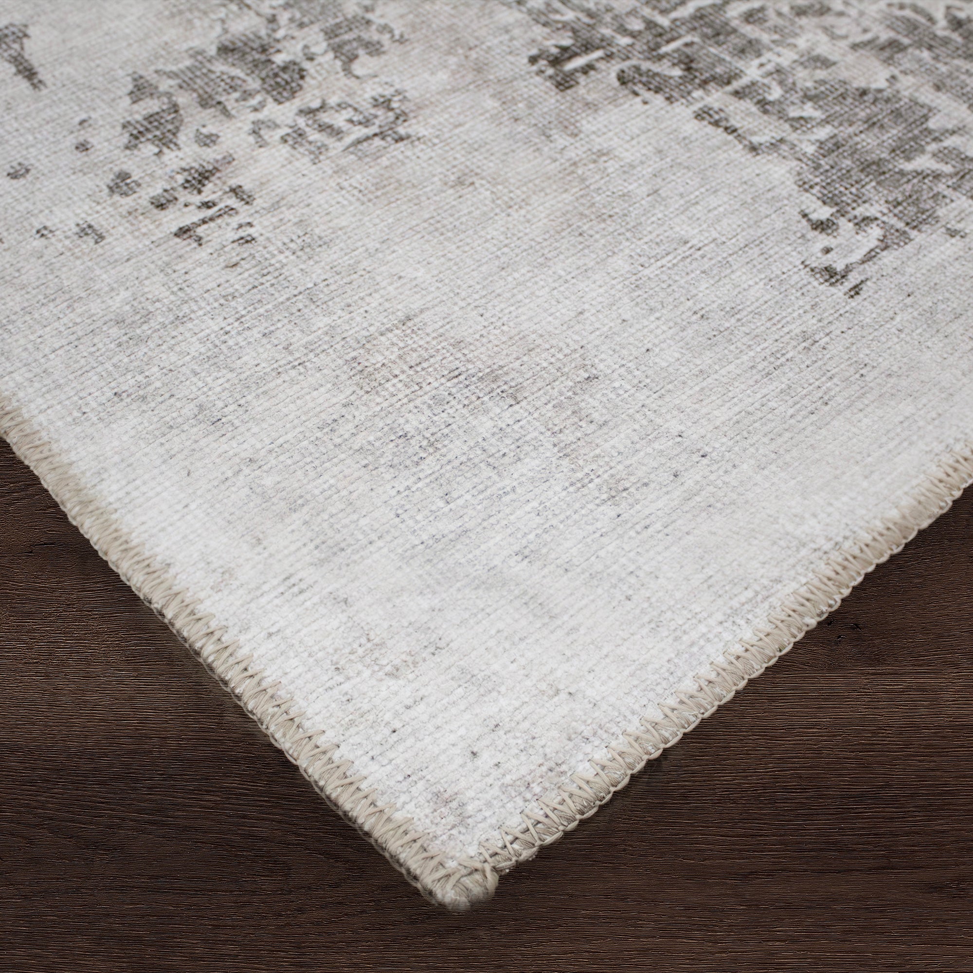 Chloe Patterned Area Rug Grey-Carpets-DECOROLALA