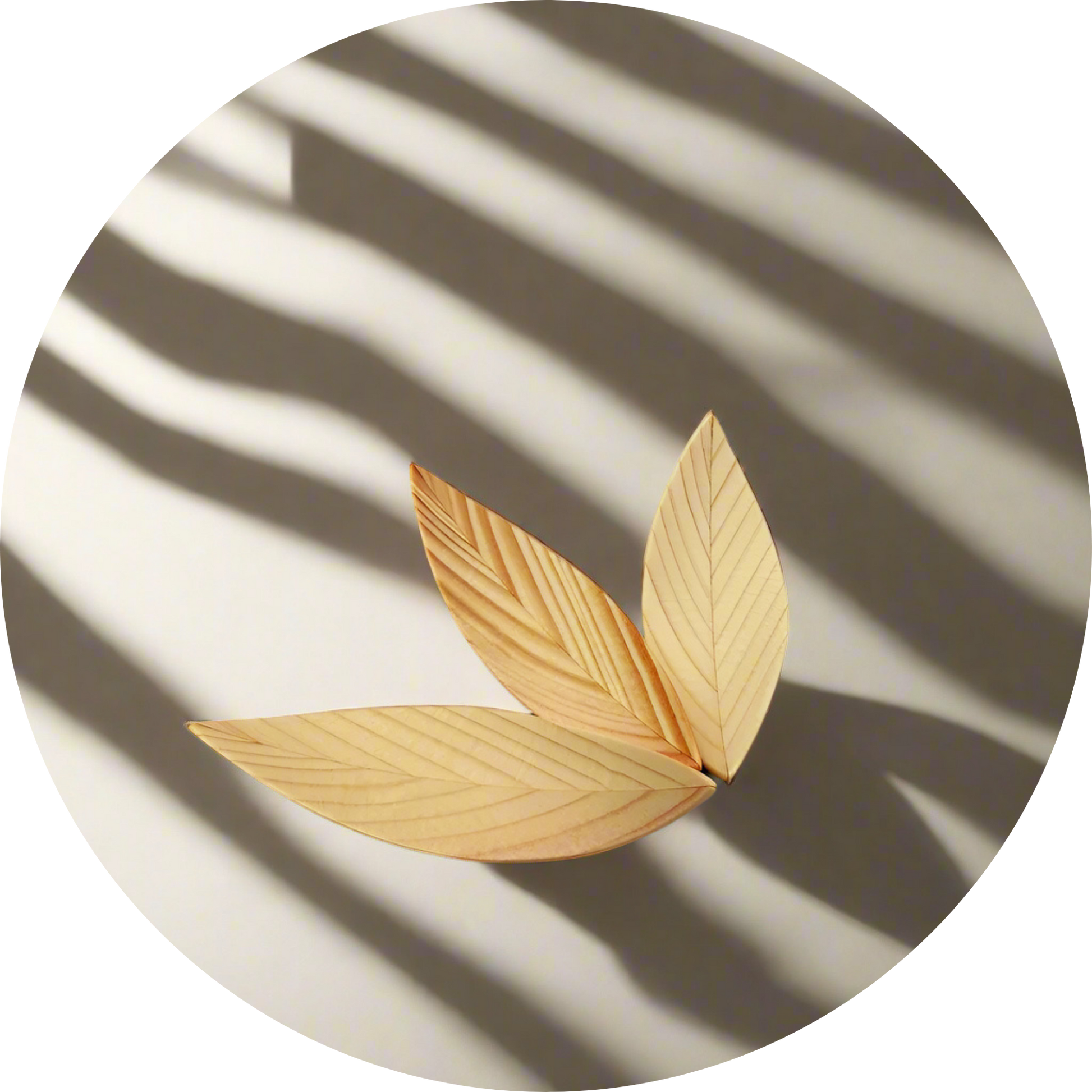 Japanese Chopstick Rests - Eco-Friendly Wooden Leaf Design-1