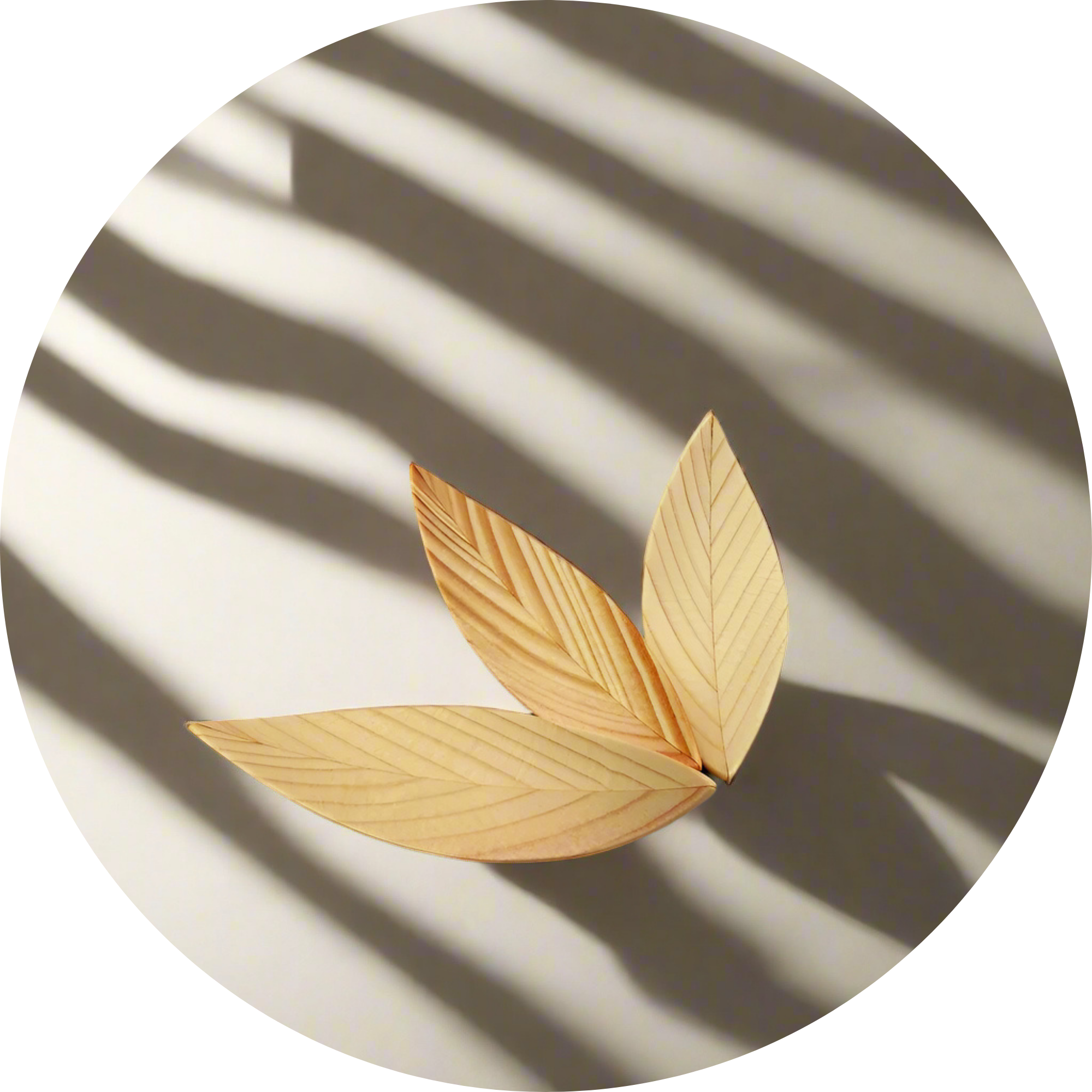 Japanese Chopstick Rests - Eco-Friendly Wooden Leaf Design-1