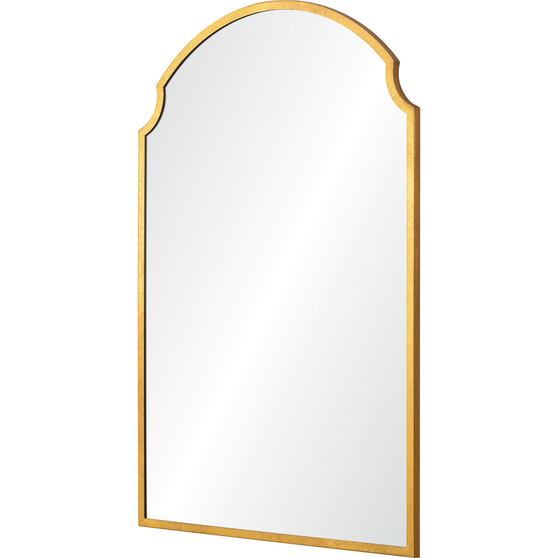 Christine 36" Tall Irregular Wall Mirror, Yellow-Mirror-DECOROLALA