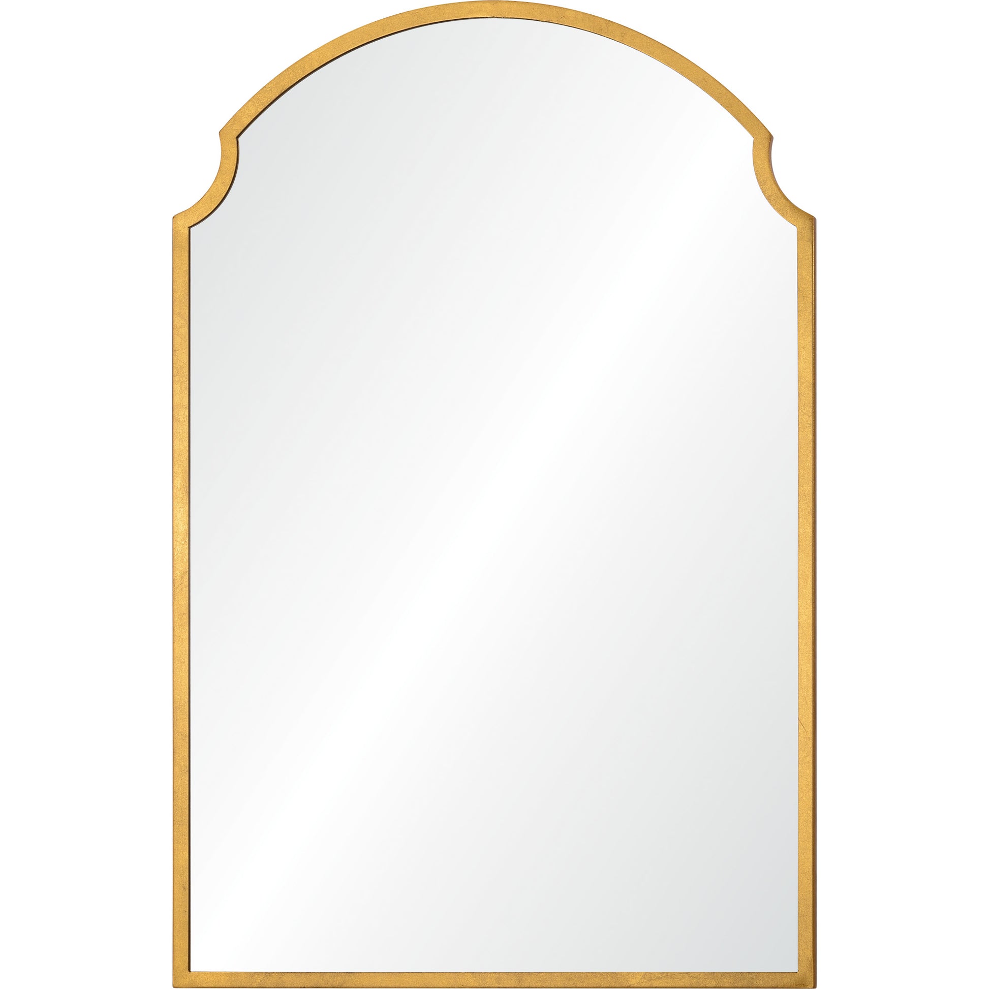 Christine 36" Tall Irregular Wall Mirror, Yellow-Mirror-DECOROLALA