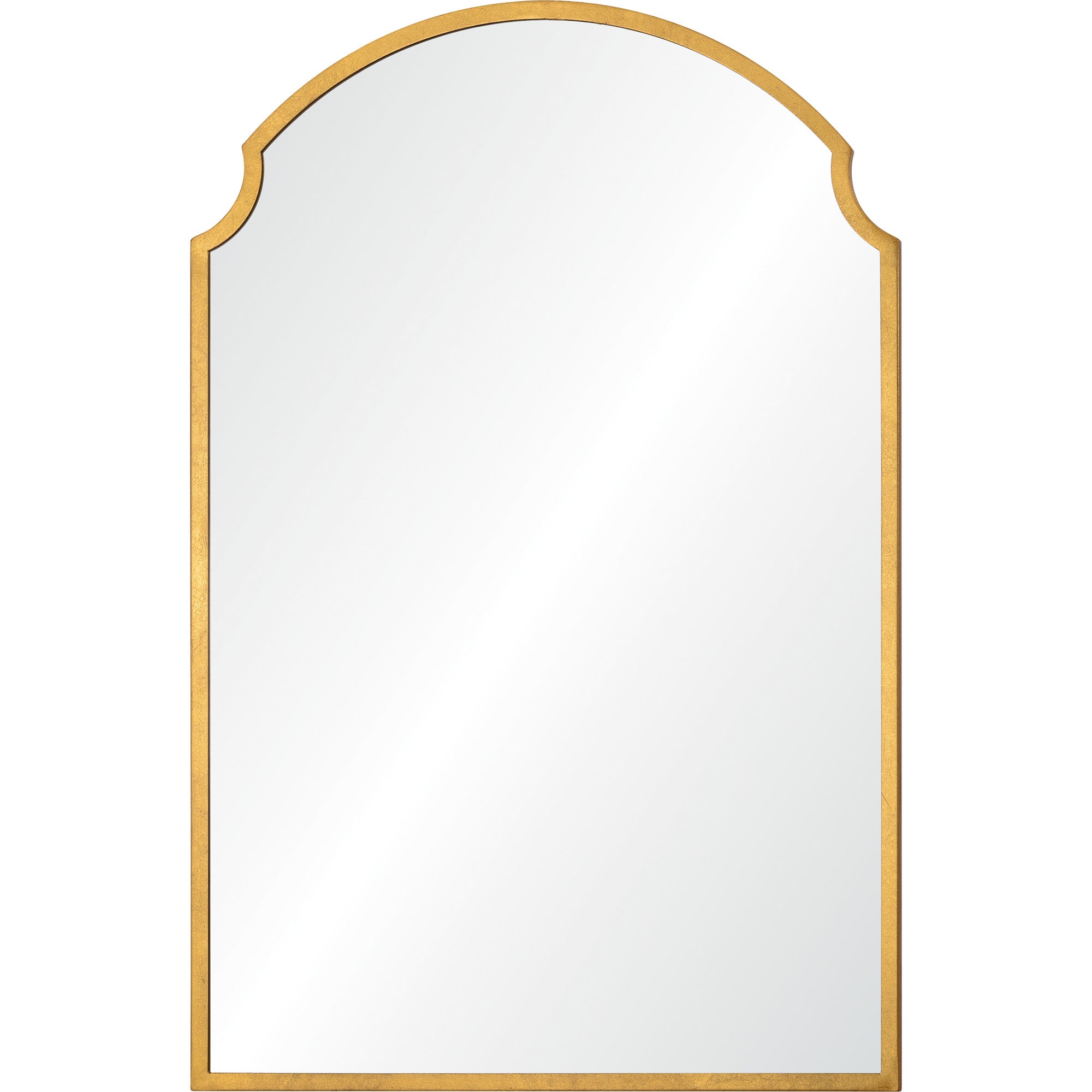 Christine 36" Tall Irregular Wall Mirror, Yellow-Mirror-DECOROLALA