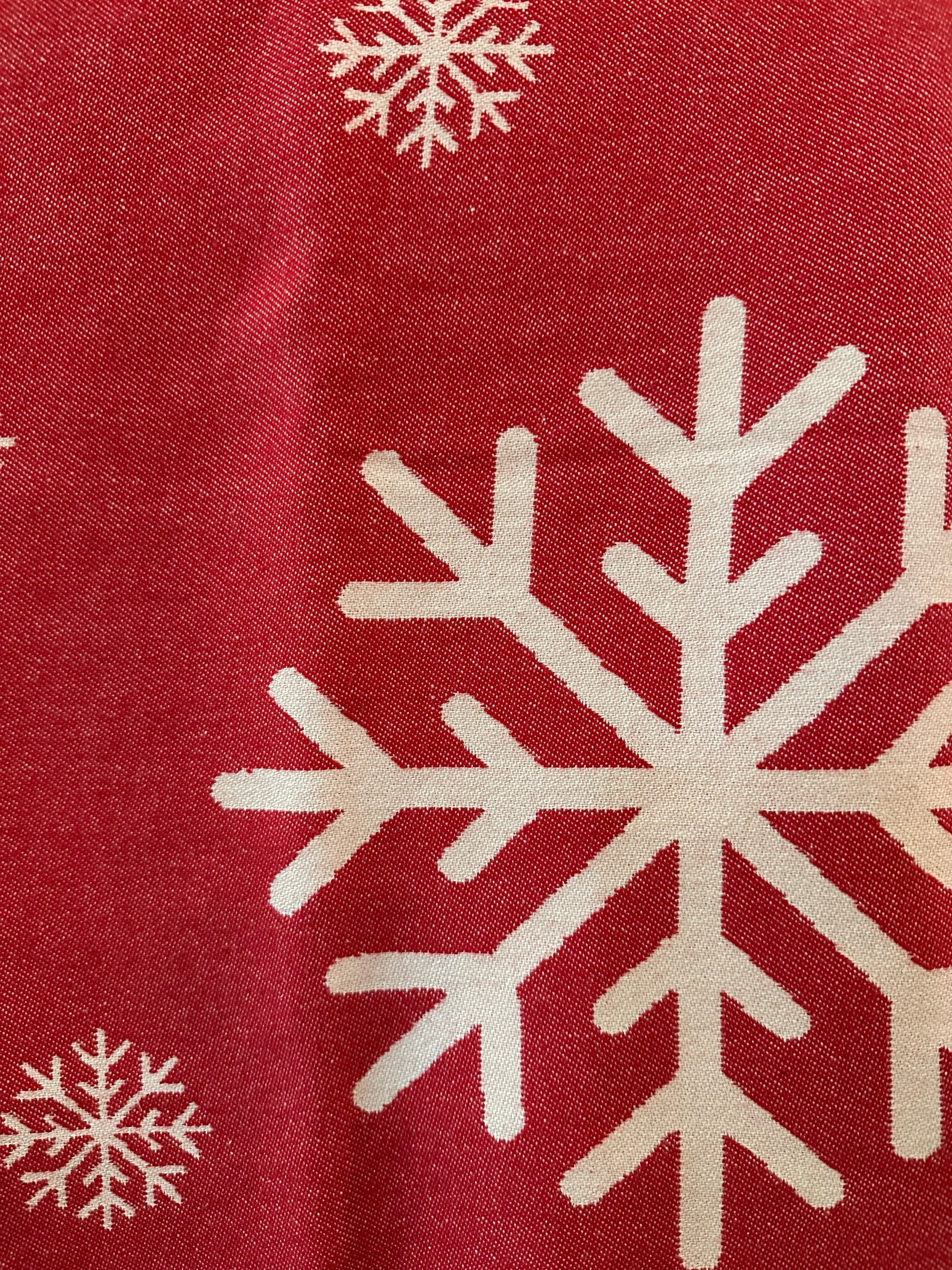 Christmas Turkish Cotton Throw 56" X 72"-Turkish Throw-DECOROLALA