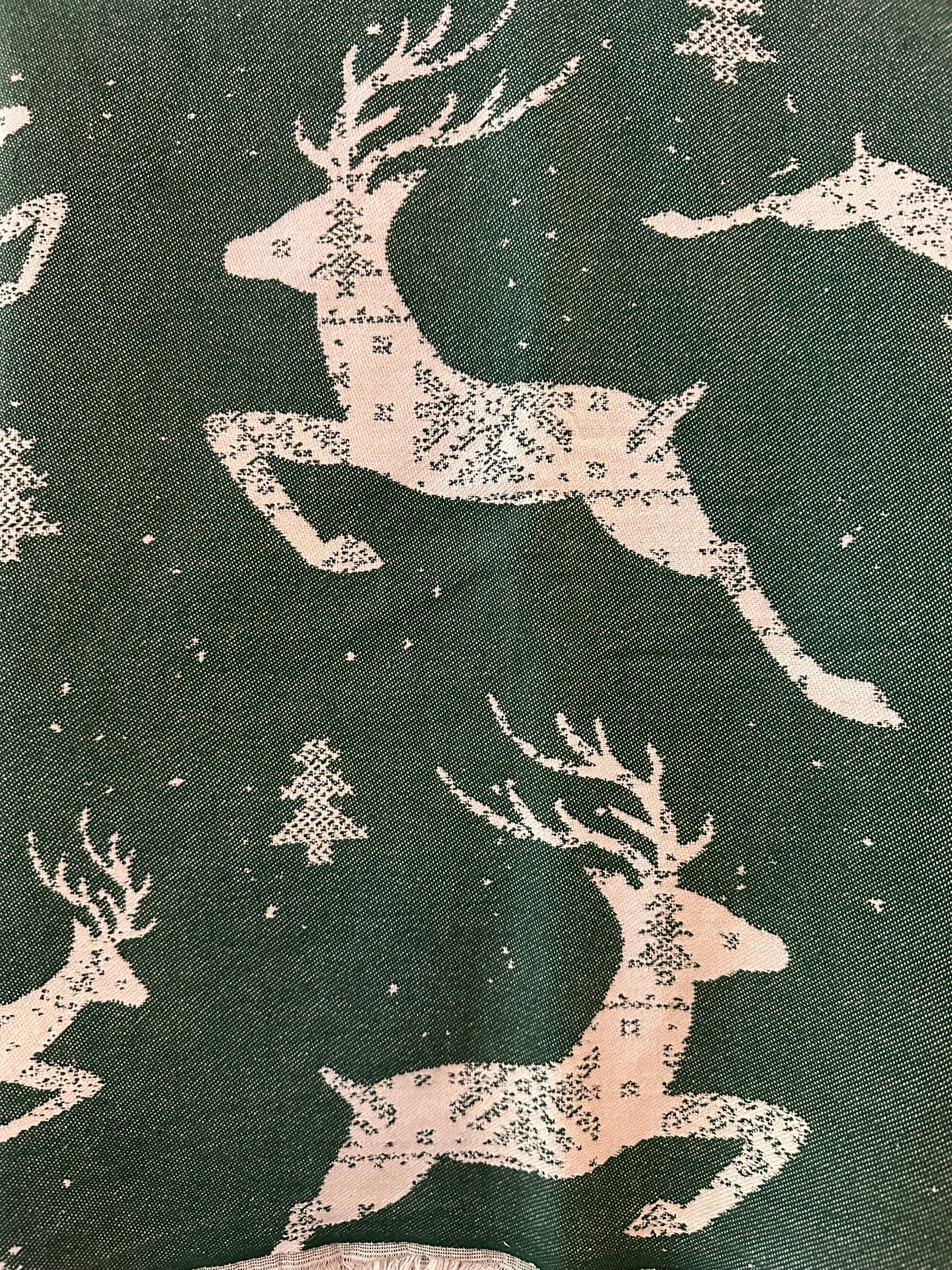 Christmas Turkish Cotton Throw 56" X 72"-Turkish Throw-DECOROLALA