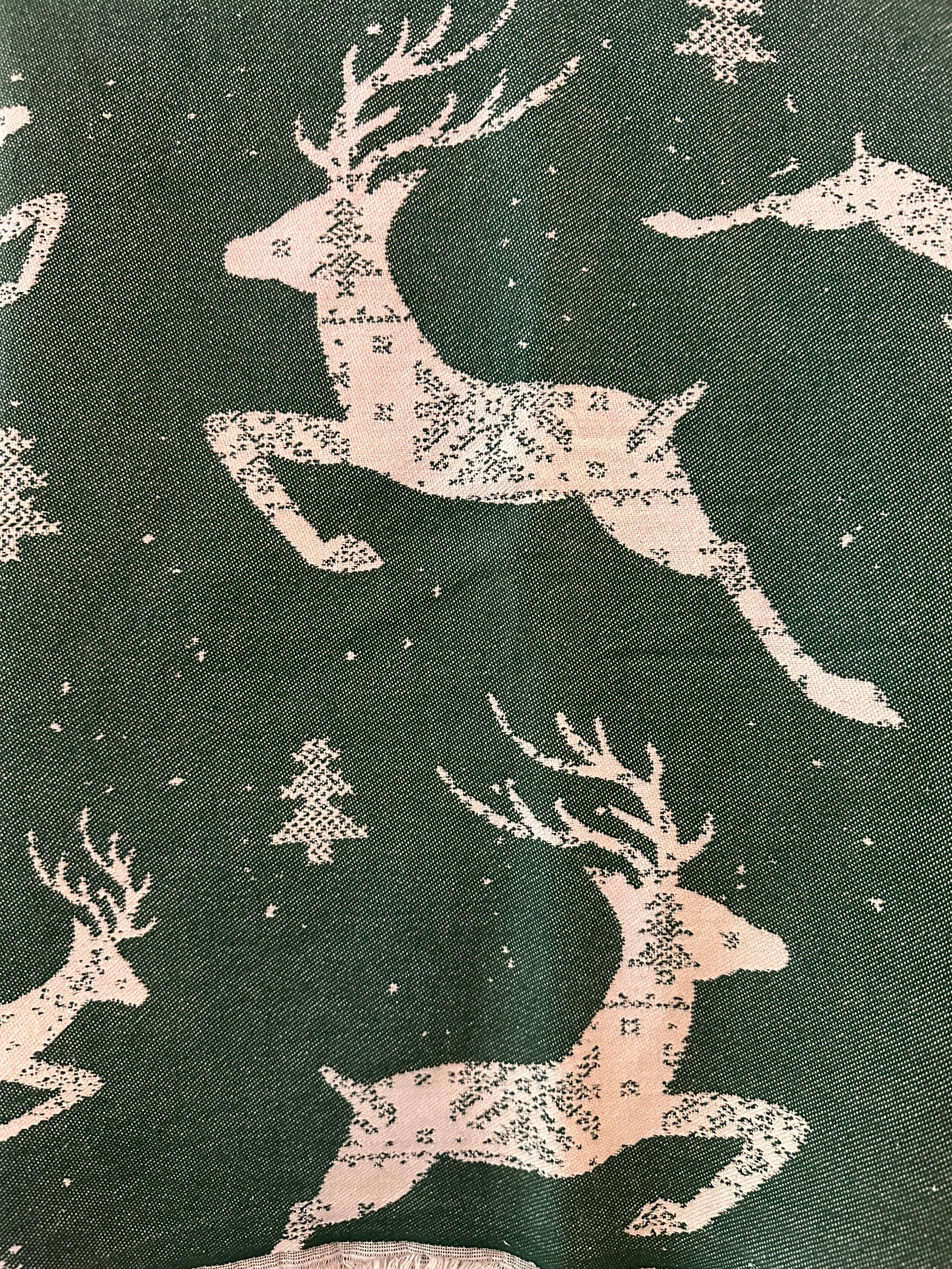 Christmas Turkish Cotton Throw 56" X 72"-Turkish Throw-DECOROLALA