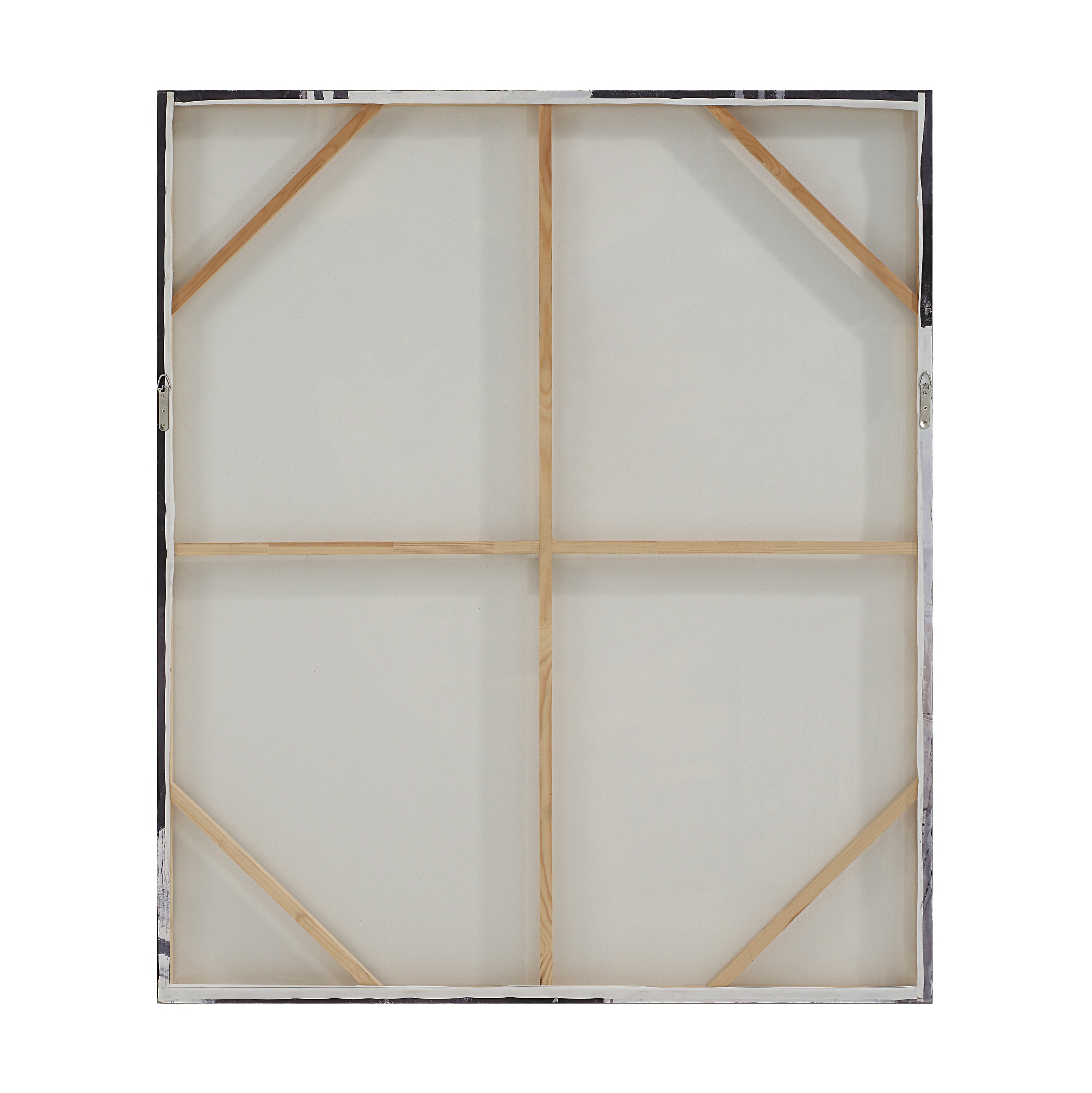 Chrysantine 50" Wide Canvas Art, Black-Canvas Art-DECOROLALA