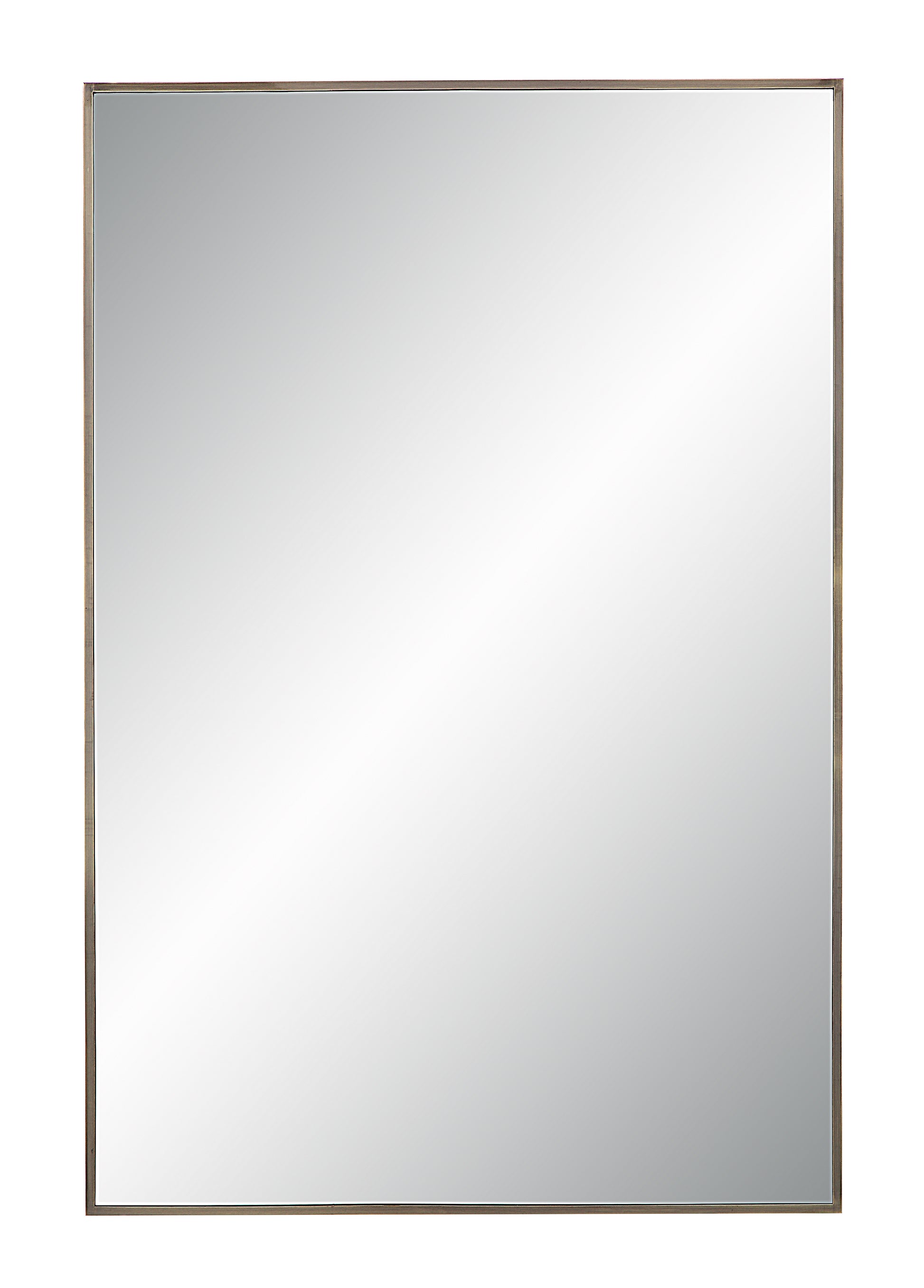 Cider 45" Tall Rectangular Mirror, Brushed Bronze-Mirror-DECOROLALA