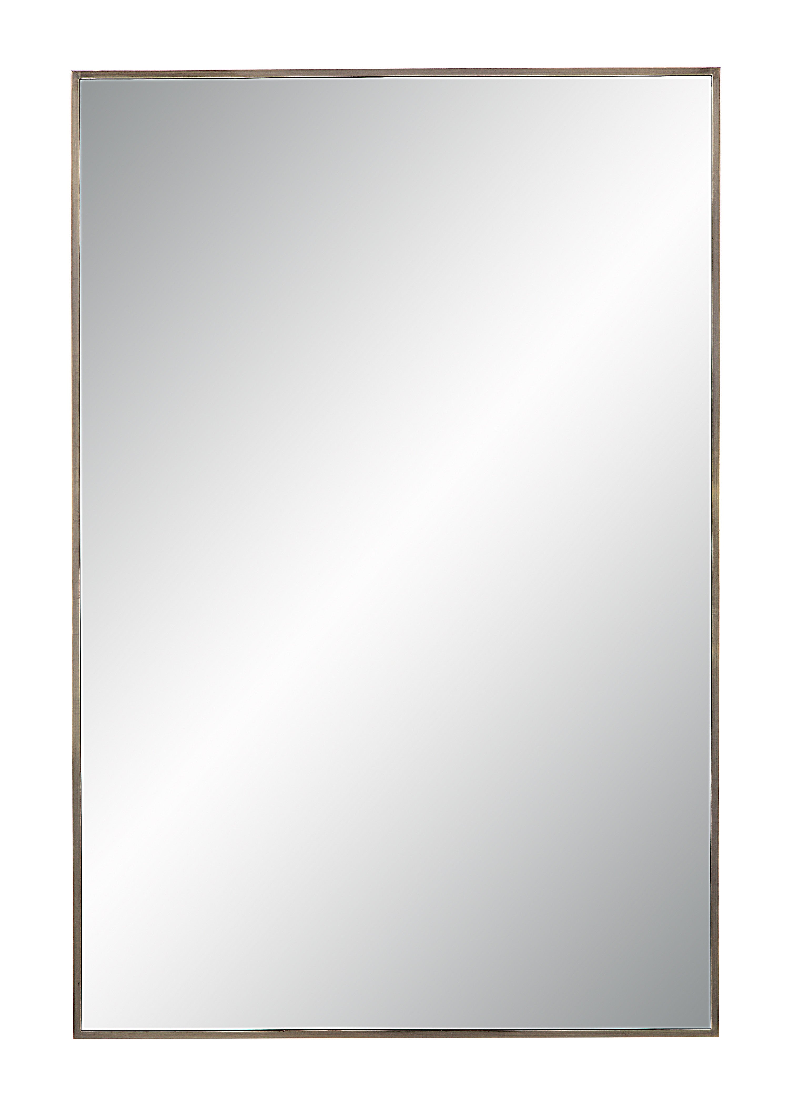 Cider 45" Tall Rectangular Mirror, Brushed Bronze-Mirror-DECOROLALA
